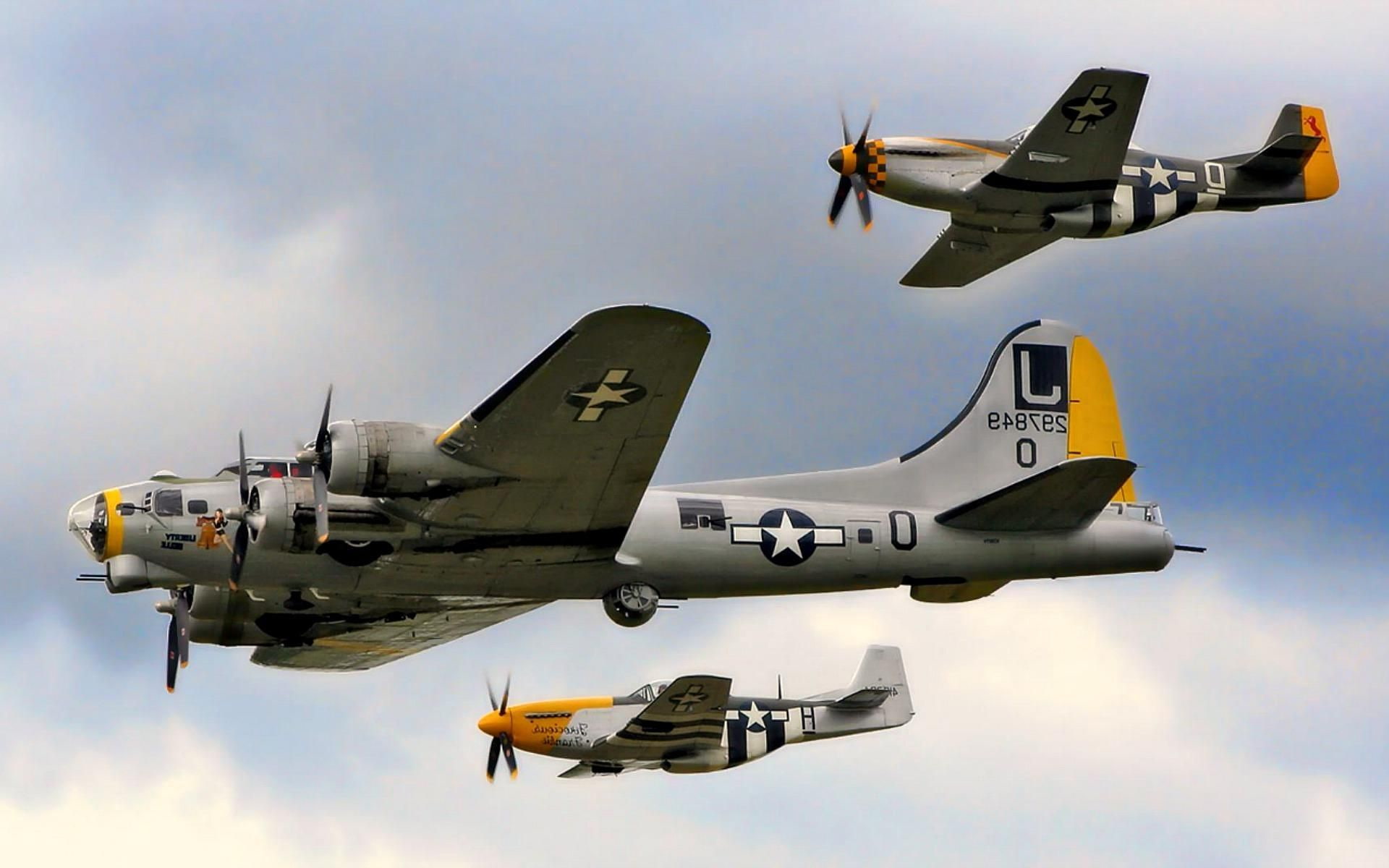 air, military, navy, no people, outdoors, vehicle, air vehicle, aerospace industry, p51, day, fighter plane, air force, sky, airplane, army, p-51, plane, HD Wallpaper