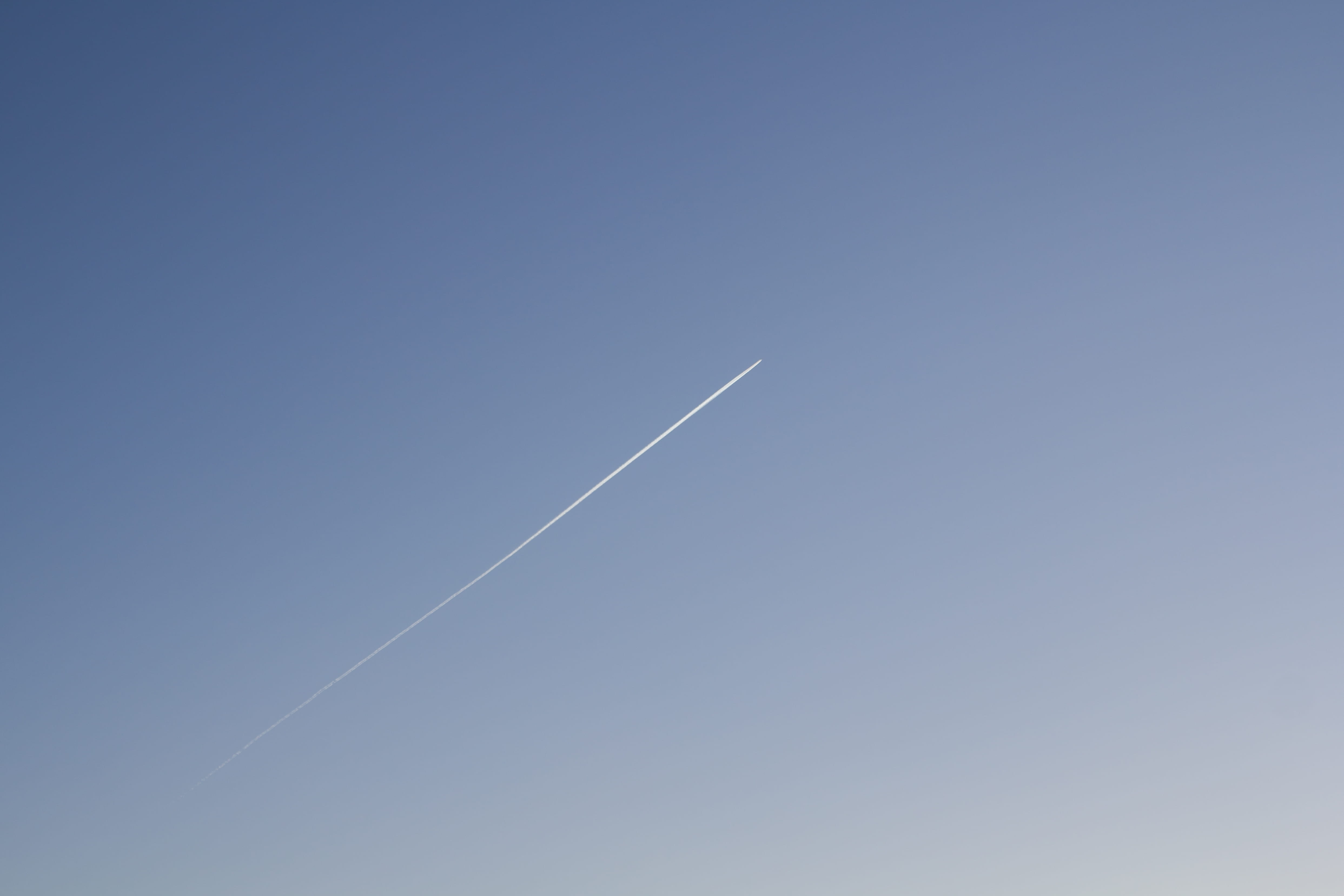 transportation, rocket, nature, flying, flight, day, clear sky, motion, sky, tranquility, leisure activities, white, adventure, flare, scenics - nature, HD Wallpaper