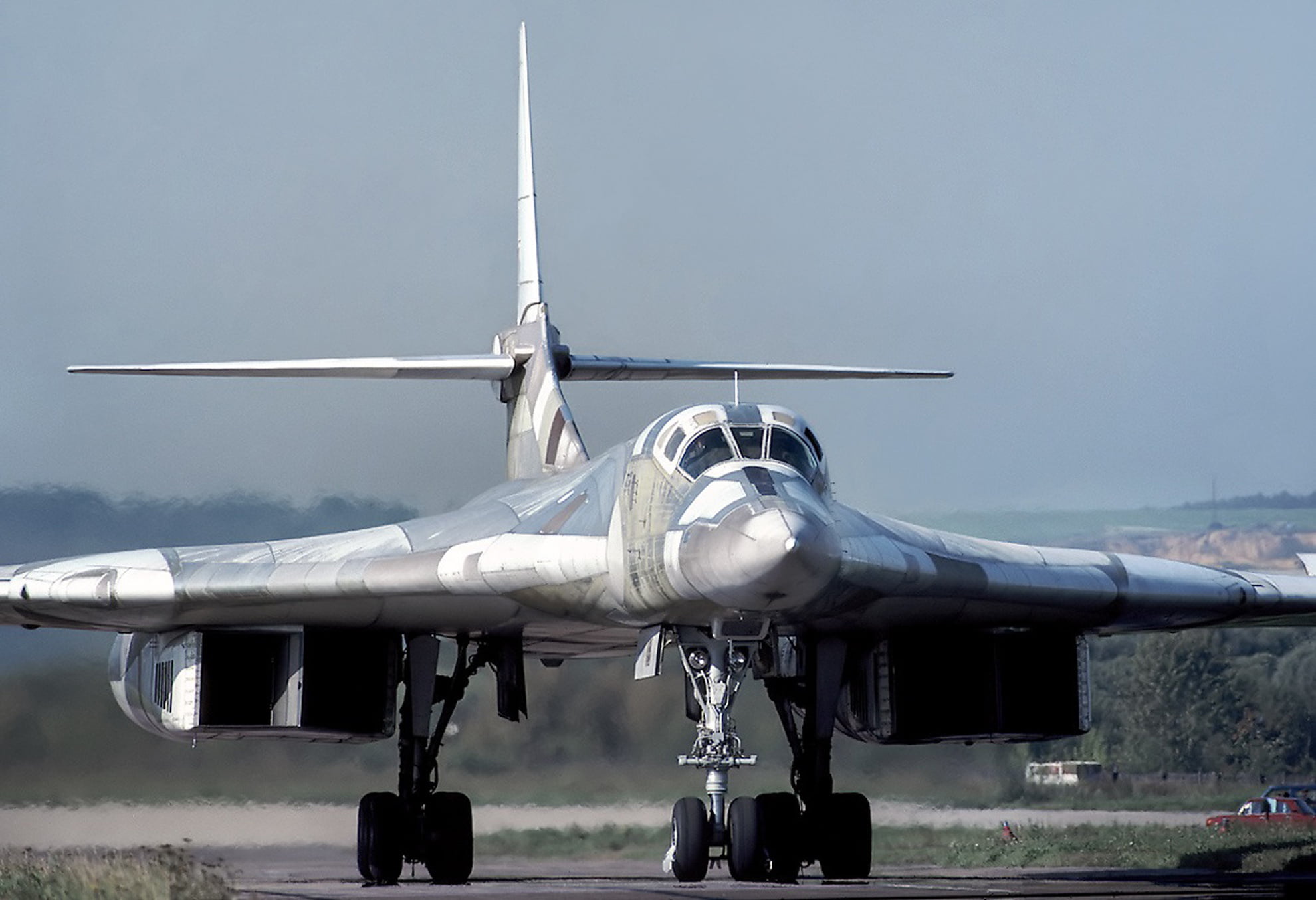 business, 1080P, landing - Touching Down, air Vehicle, grey, mode of transportation, flying, The Tu-160, engine, outdoors, commercial Airplane, airplane, HD Wallpaper