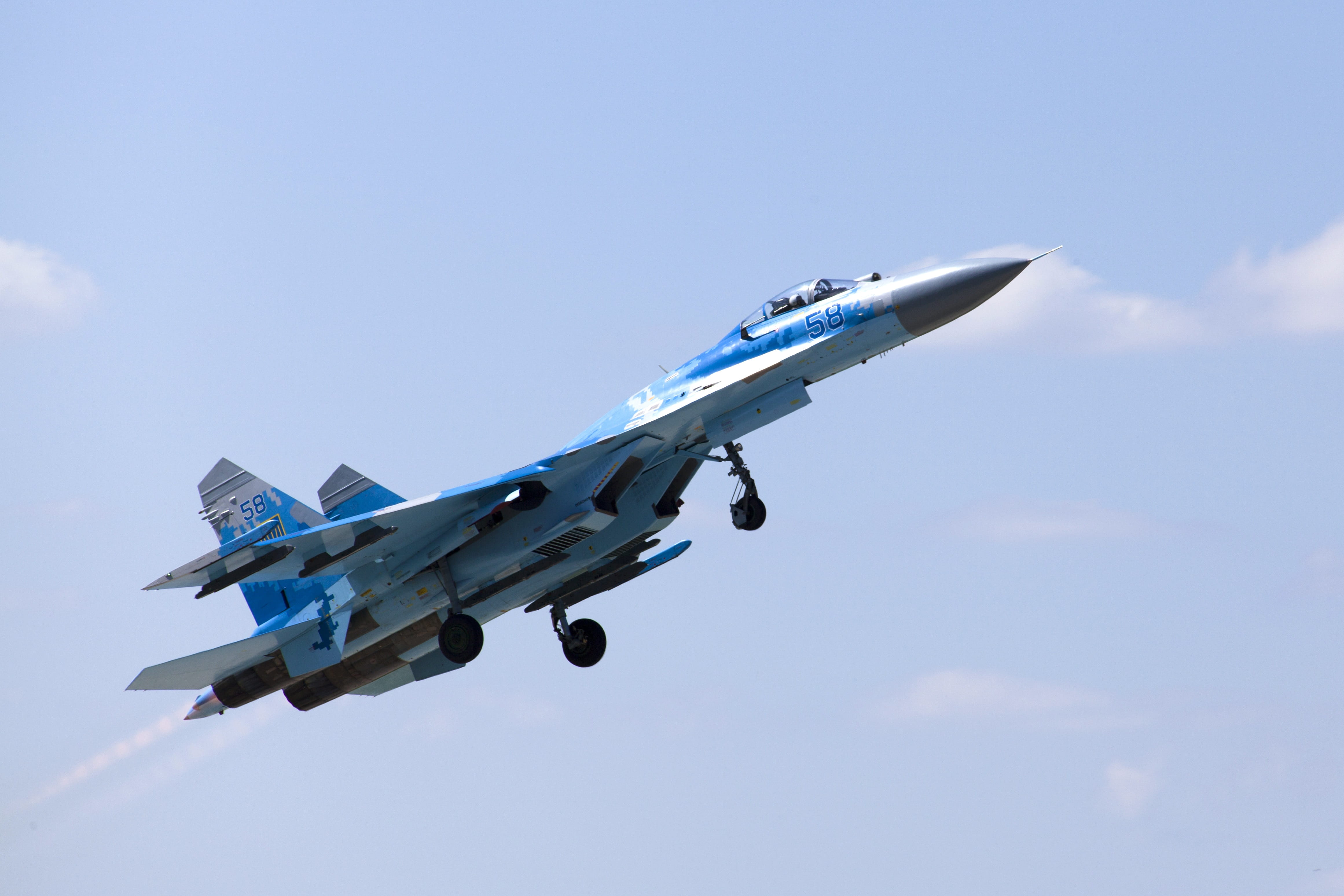above, flying, blue, air Travel, low angle view, Fighter, plane, military, jet - Band, airport, mode of transportation, nature, airplane, single object, HD Wallpaper