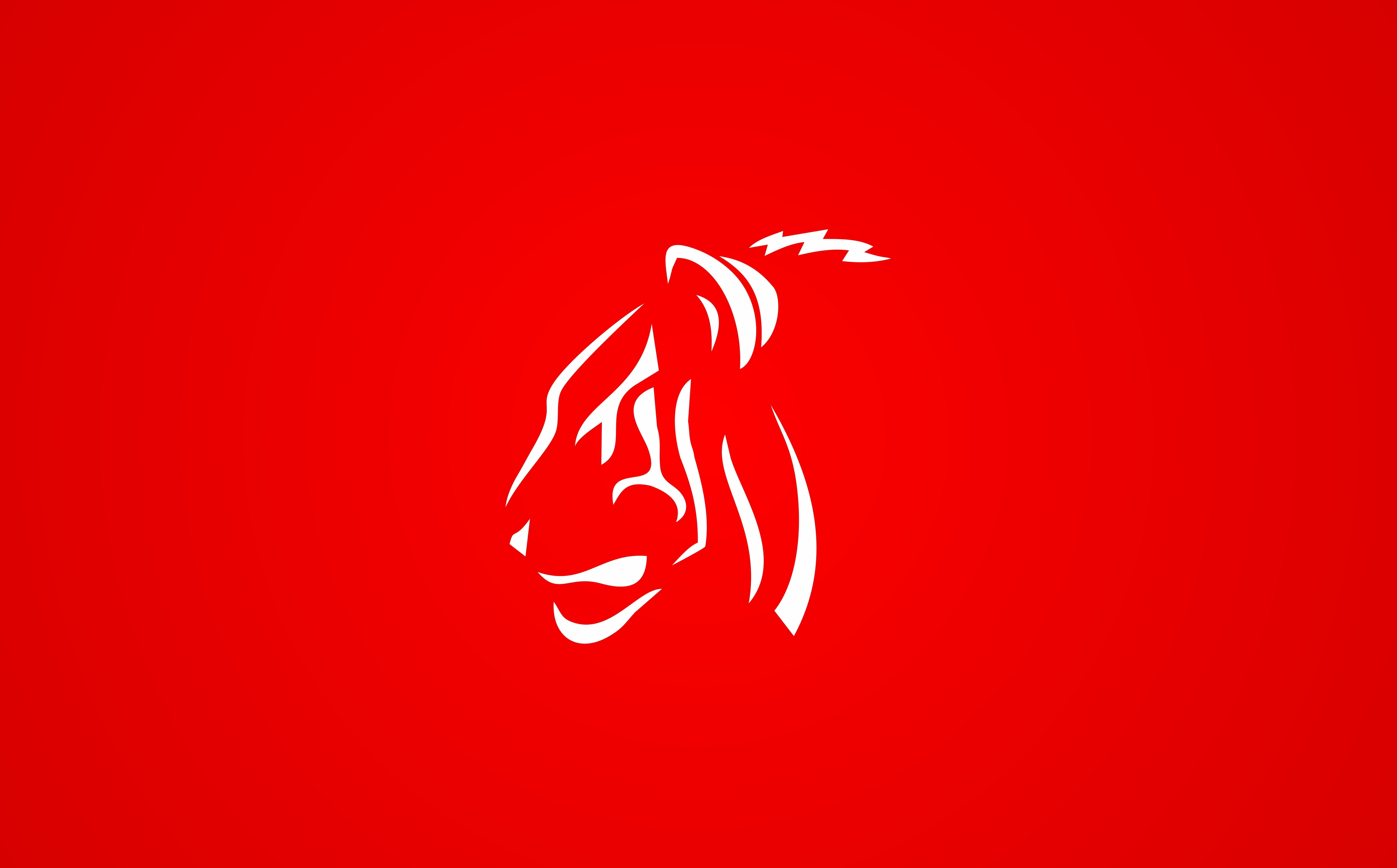 Design, 8K, Tiger, graphic design, Symbol, Aero, Vector Art, Vector, RedColor, HD Wallpaper
