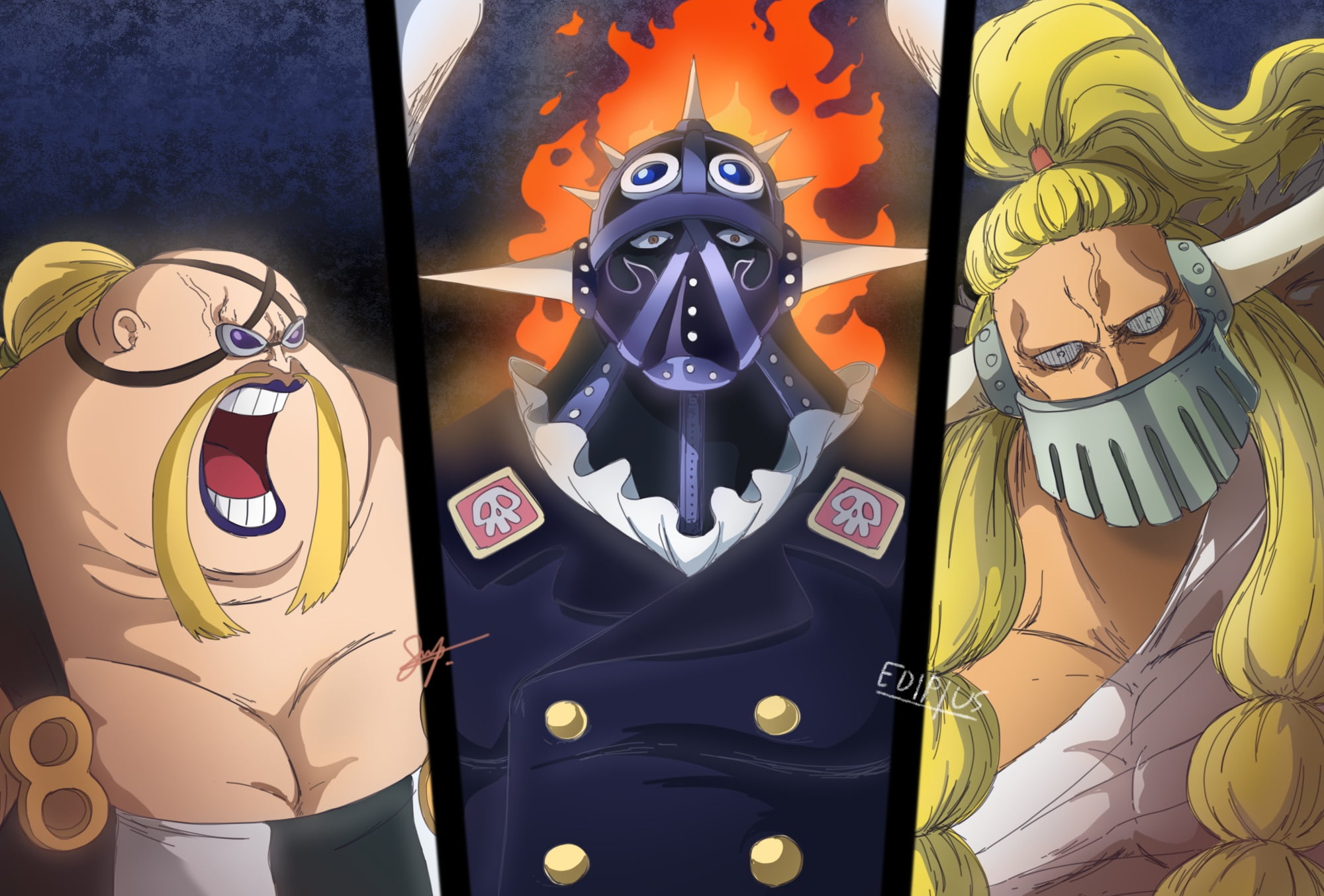 1080P, Jack (One Piece), Queen the Plague, One Piece, King the Wildfire, HD Wallpaper