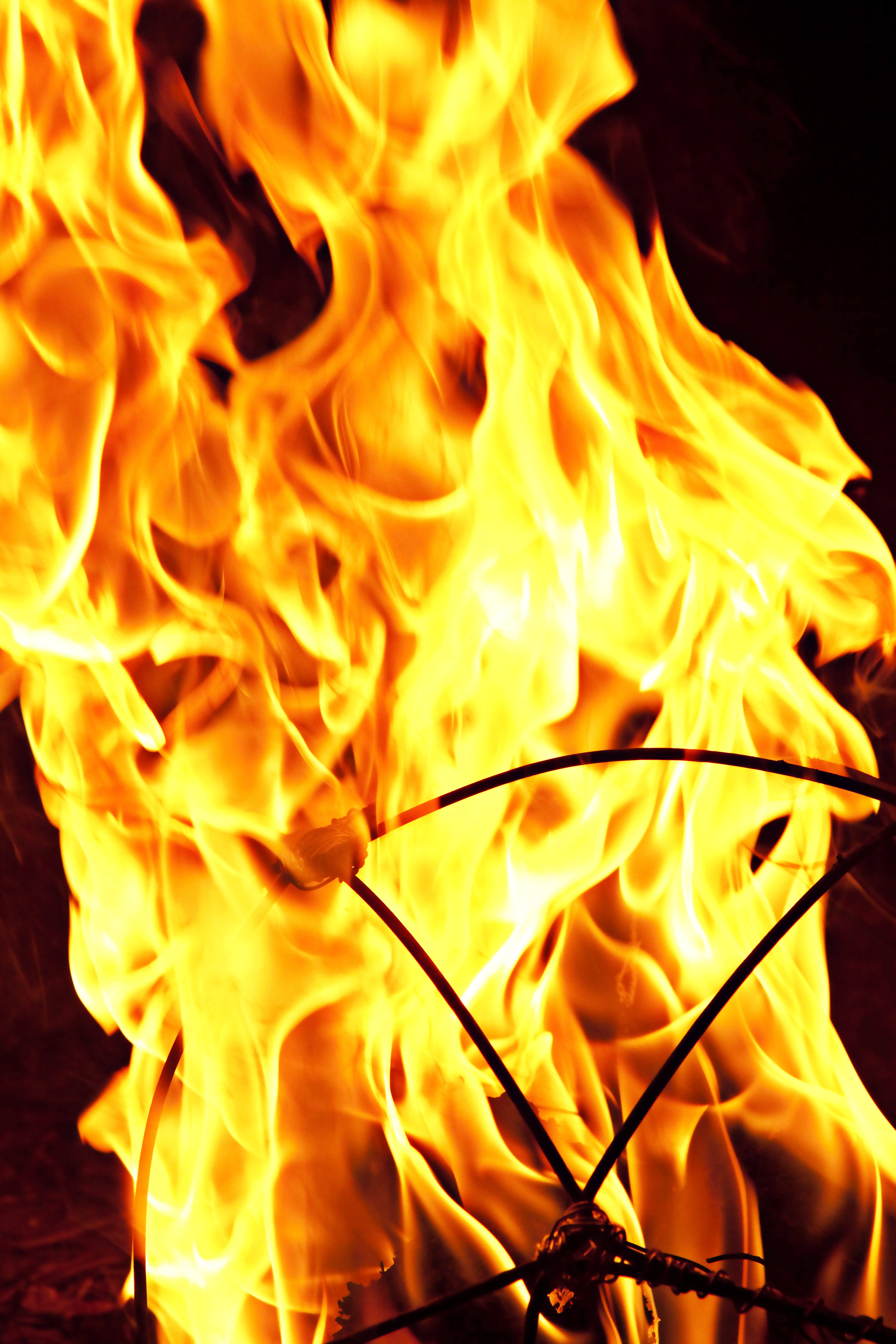blurred motion, sign, motion, yellow, hell, high angle view, 5K, closeup, no people, nature, beautiful, hot, flame, close-up, burn, night, background, Phone HD Wallpaper