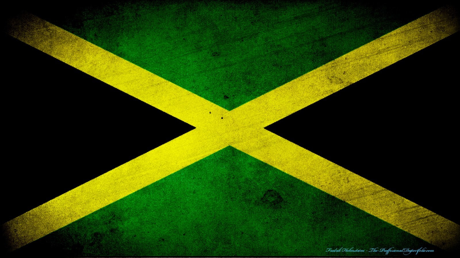 flag of jamaica, 720P, HD Wallpaper
