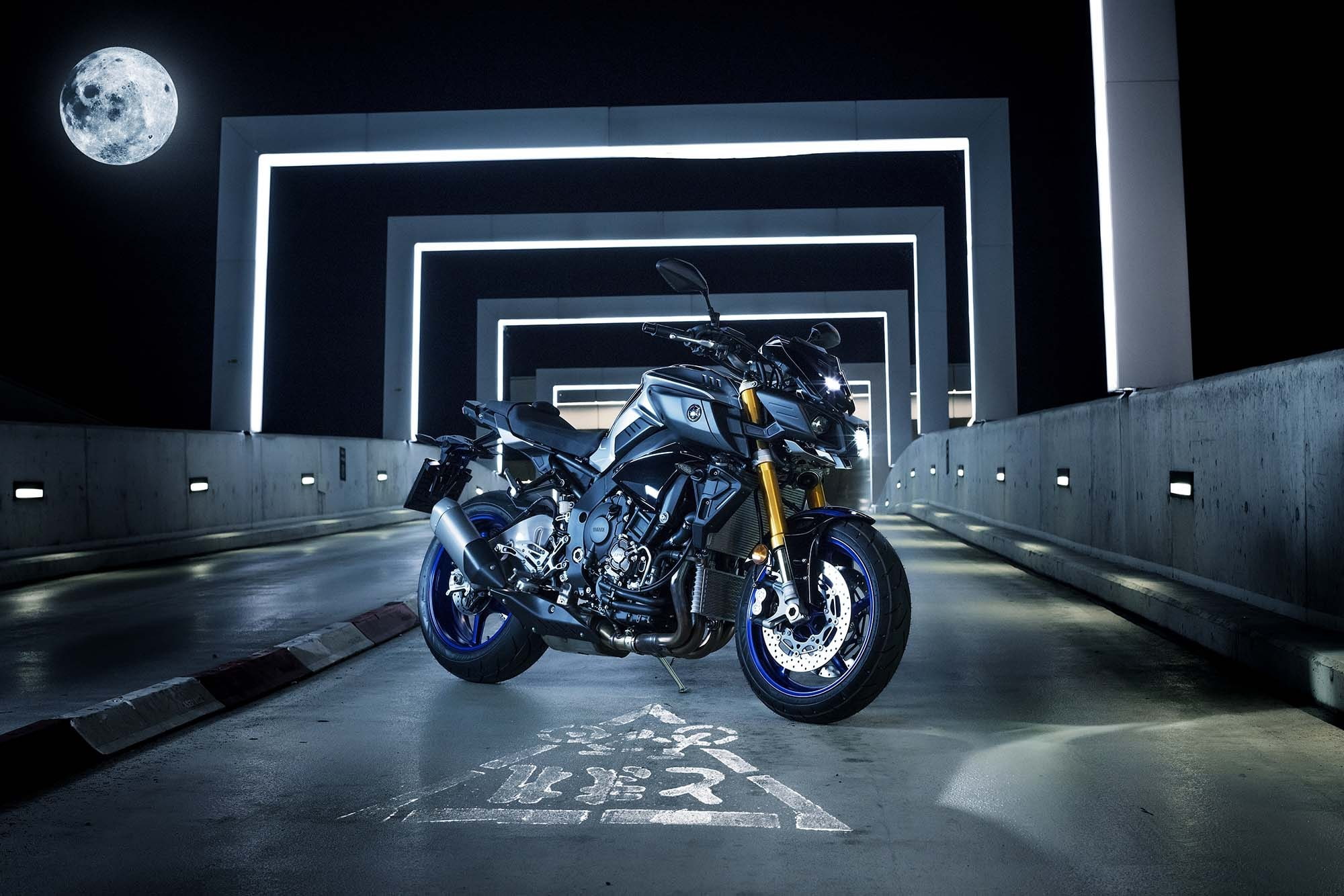 Moon, Yamaha MT-10 SP, 2017, 1080P, HD Wallpaper