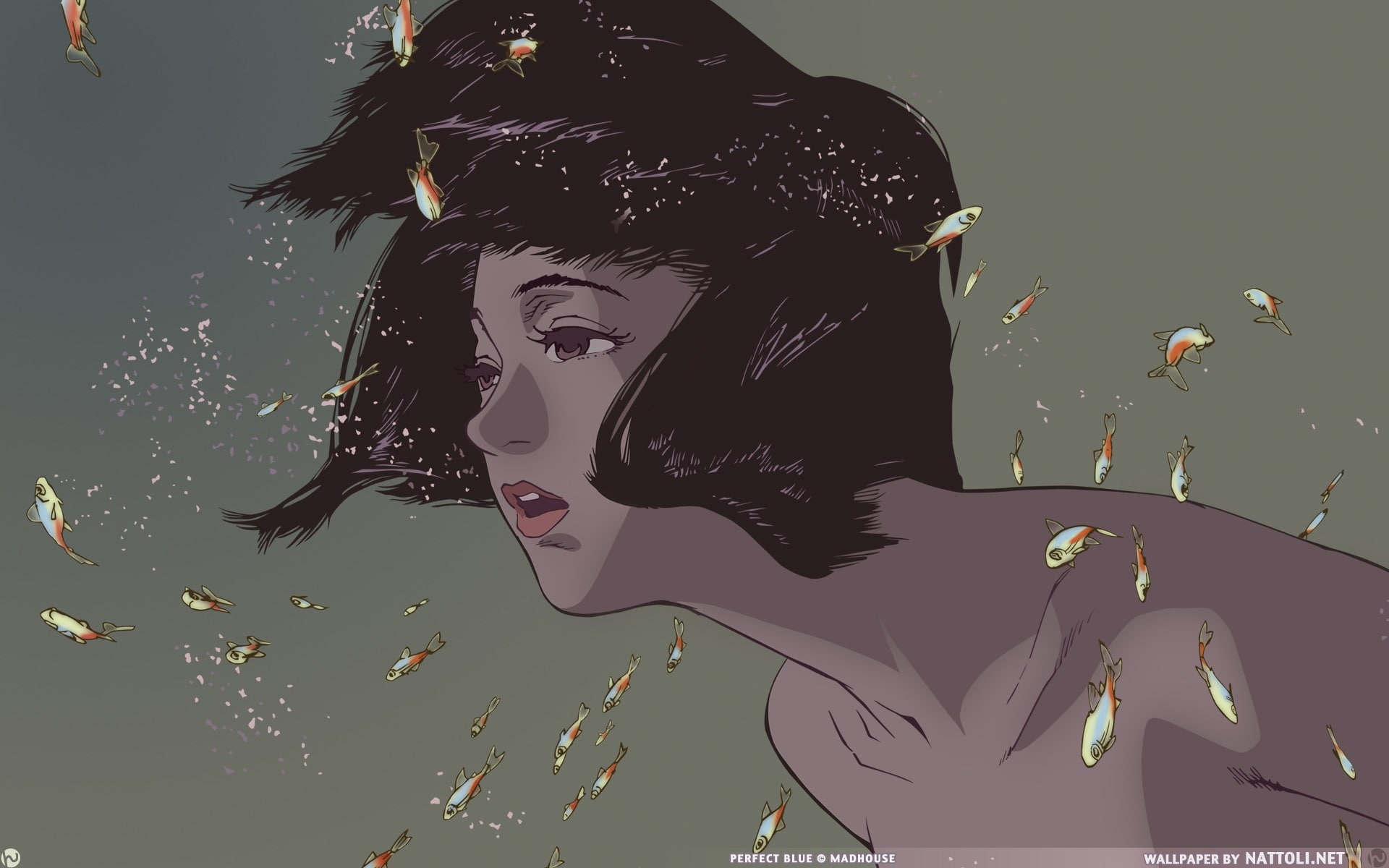 Perfect Blue, 1080P, blue, anime, hd, hot, perfect, x, art, HD Wallpaper