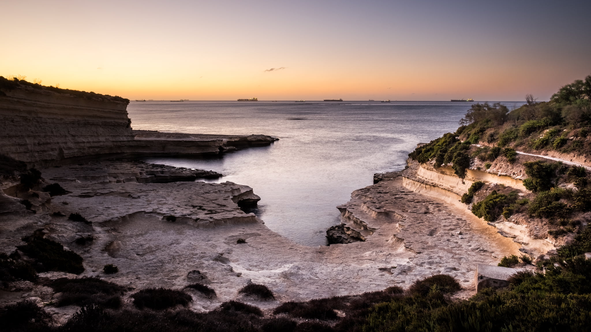 Travel photography, rocks, 1080P, travel, low, round, cliff, orange, St. Peters pool, low-tide, geotagged  photo, seascape, sun, morning, composition, HD Wallpaper