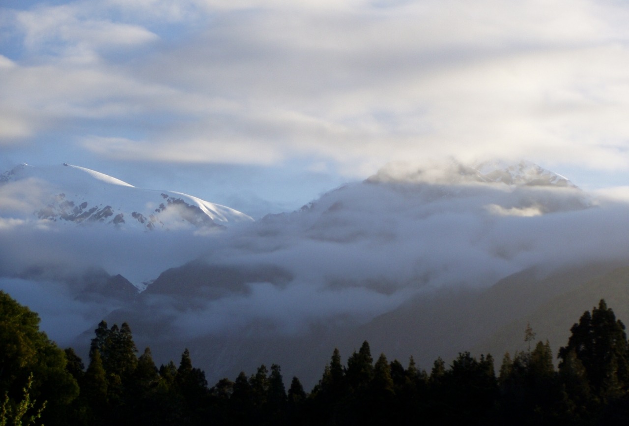 sky, nature, mountain range, mt cook, mountain peak, 720P, plant, outdoors, new zealand, mountains, mountain, beauty in nature, scenics - nature, tranquility, HD Wallpaper