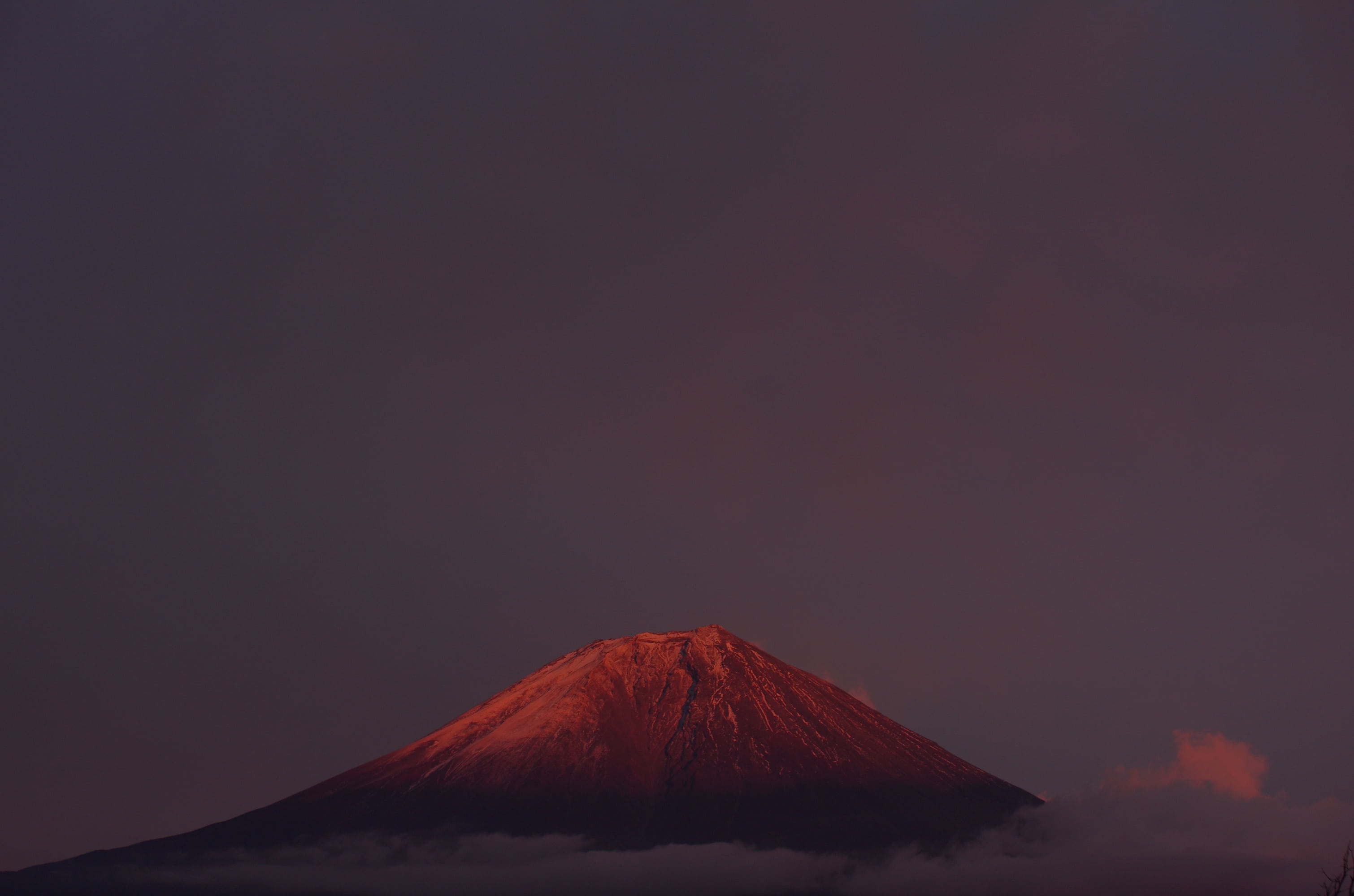 non-urban scene, physical geography, idyllic, mountain peak, beauty in nature, tourism, landscape, mt fuji, power in nature, natural, volcano, mysterious, HD Wallpaper