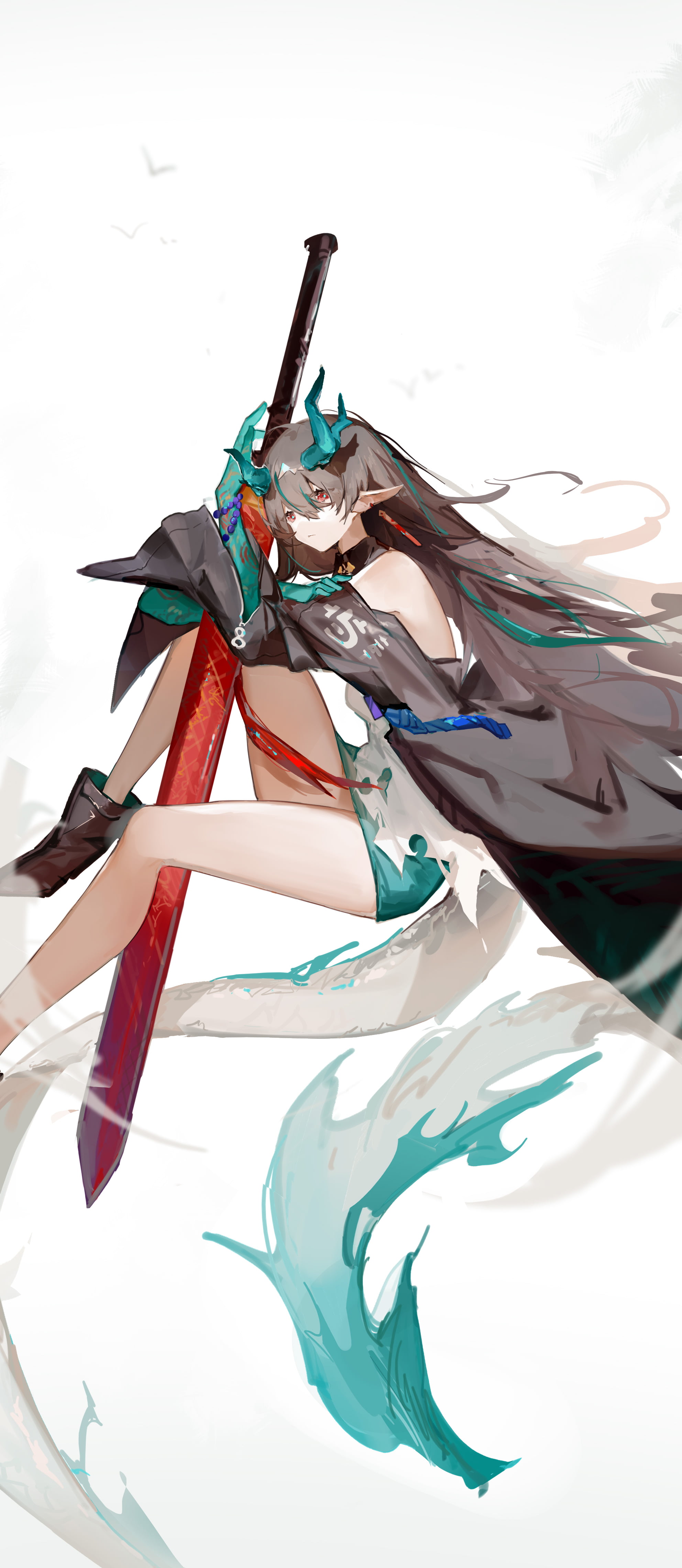 4K, anime girls, Arknights, anime, Dusk (Arknights), Hui Ya, Phone HD Wallpaper