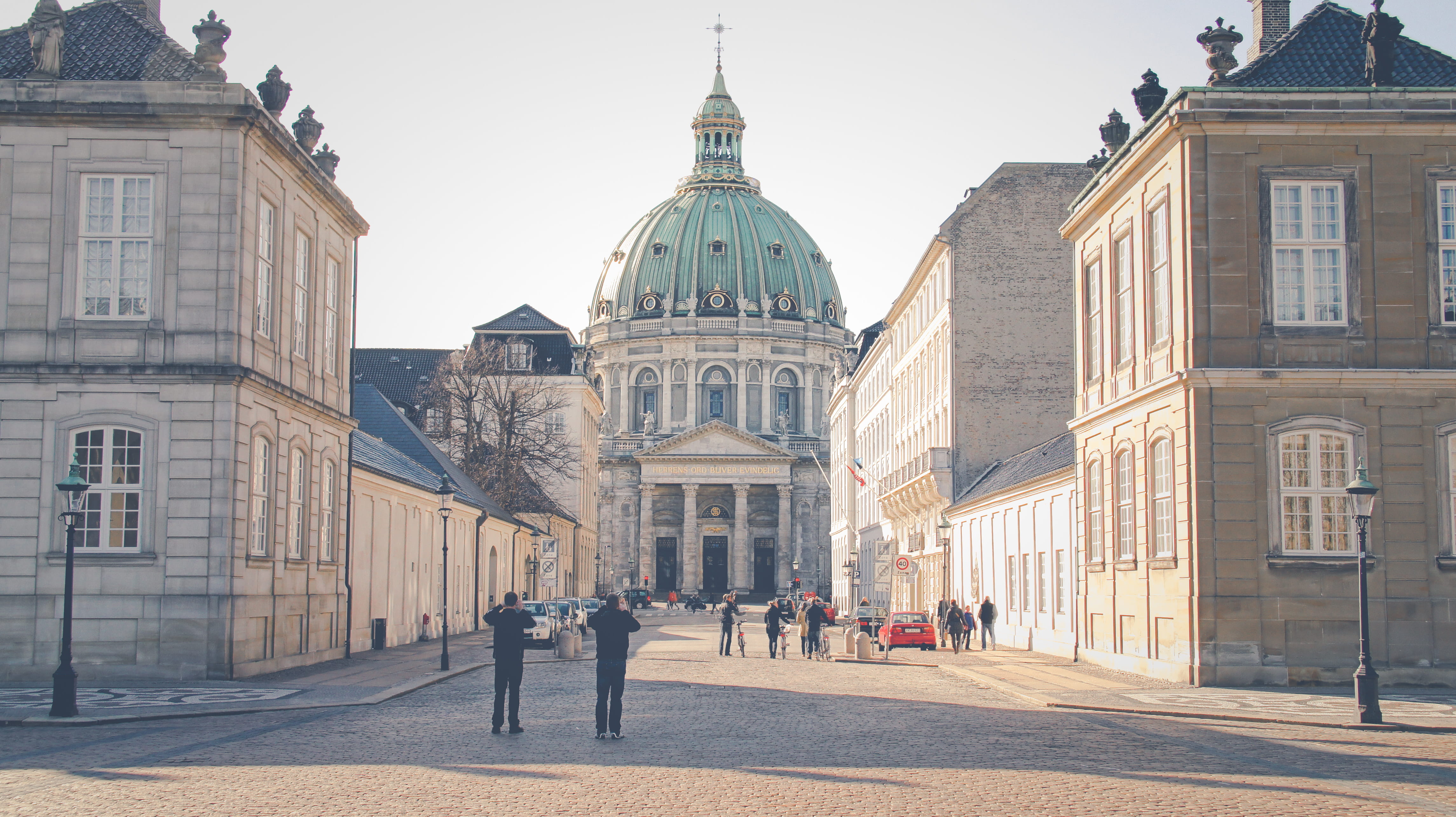 copenhagen, religion, day, dome, built structure, barock, travel destinations, spirituality, amalienborg, denmark, city, sony, 4K, architecture, HD Wallpaper