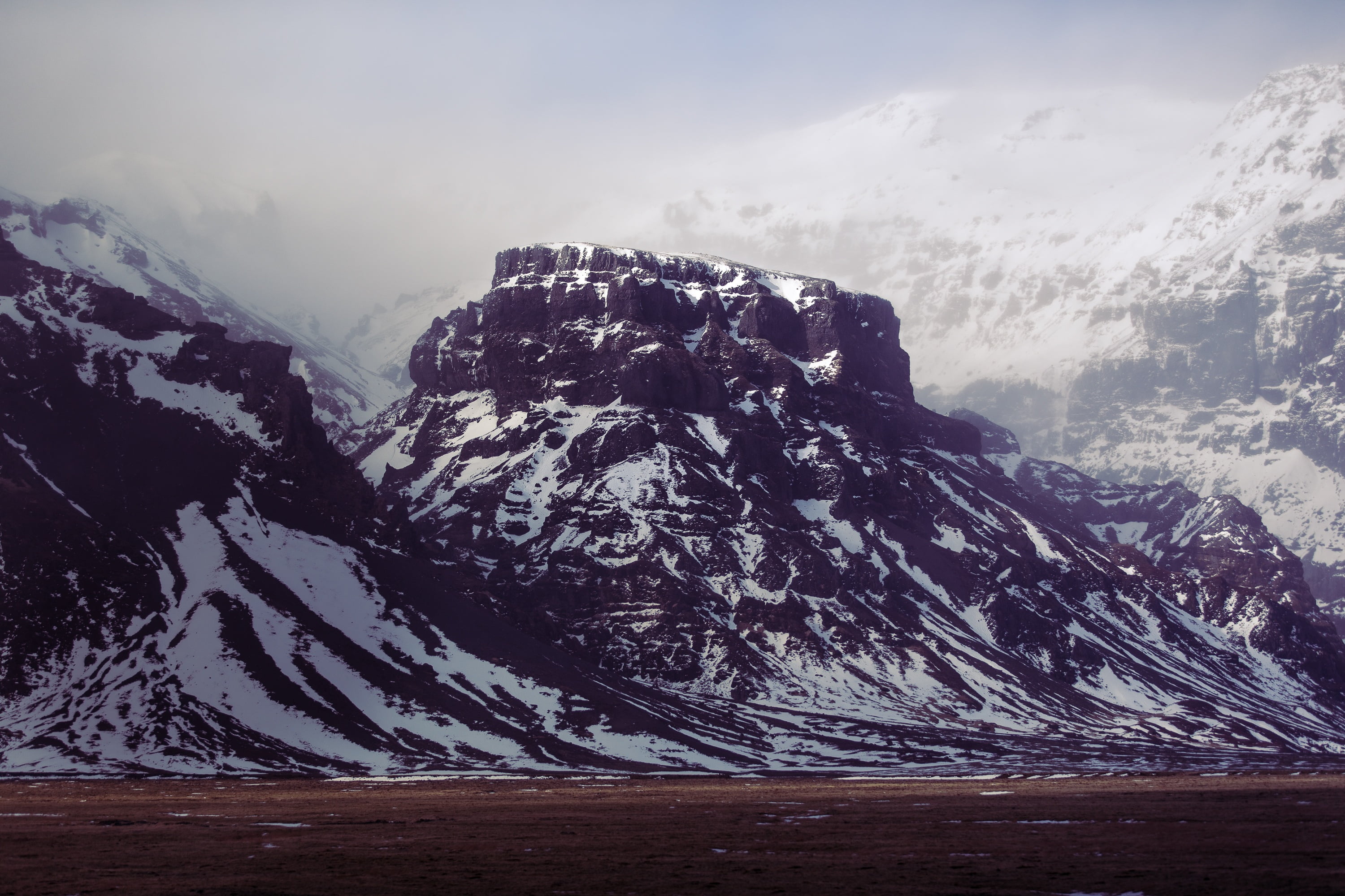 rock - Object, clouds, cloud - Sky, formation, mountain Range, snow, landscape, mountain Peak, non-urban scene, outdoors, tranquility, summer, snowcapped, HD Wallpaper