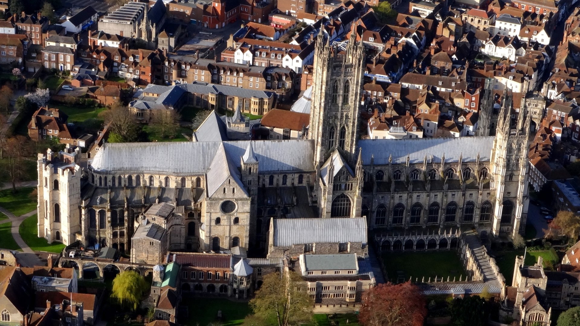 Cathedrals, 1080P, Canterbury Cathedral, HD Wallpaper