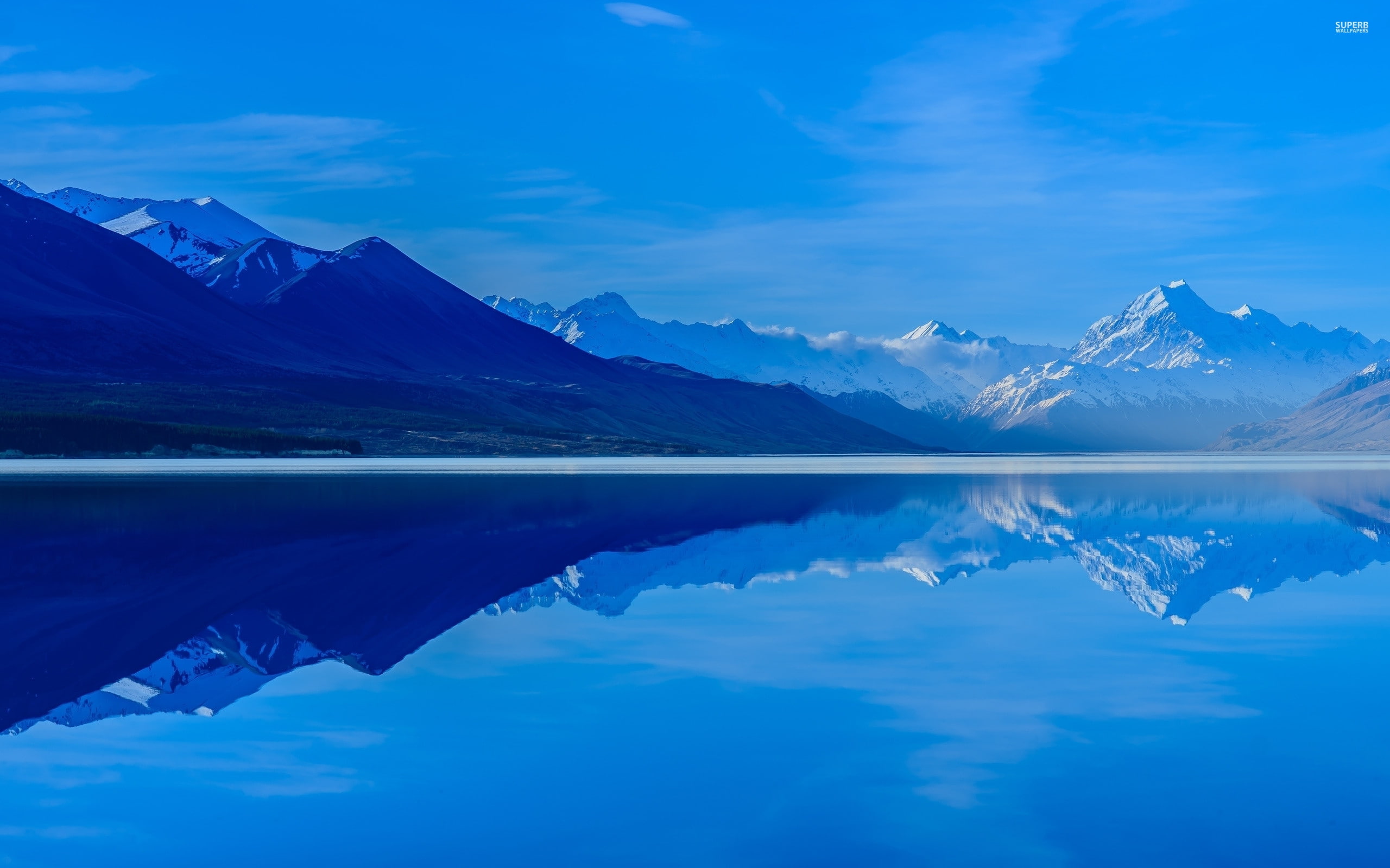 natur, 2560x1600, Zealand, Tekapo, lake, Pukaki, 2K, HD Wallpaper