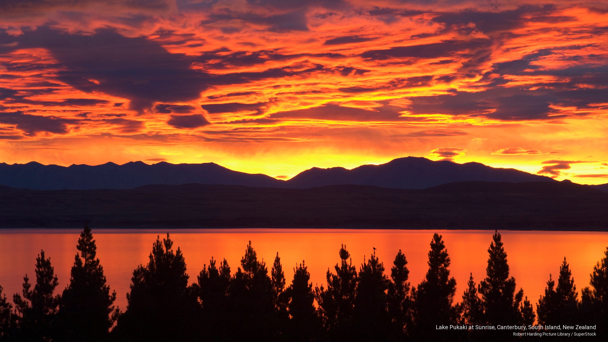 zealand, canterbury, 2K, lake, pukaki, new, sunrise, island, south, Oceania, HD Wallpaper