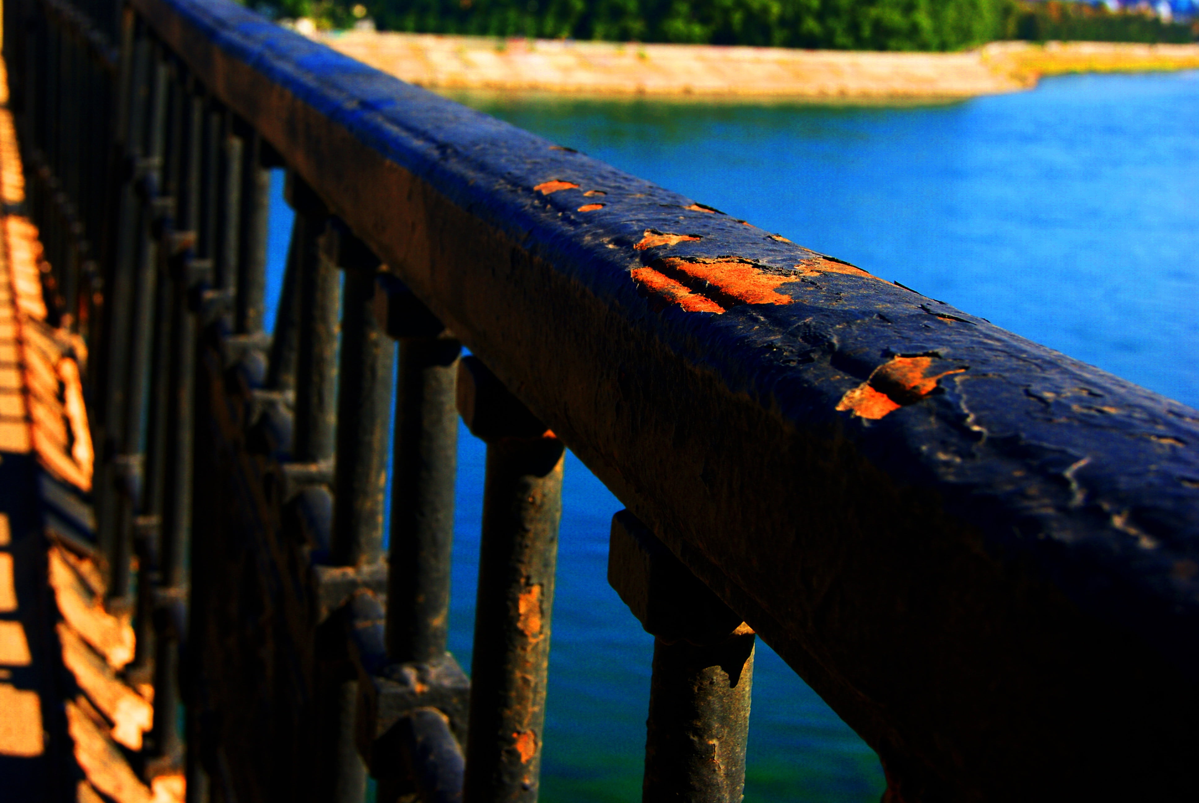 built structure, rusty, rust, pier, focus on foreground, water, nautical vessel, damaged, transportation, 4K, day, bridge - Man Made Structure, connection, HD Wallpaper