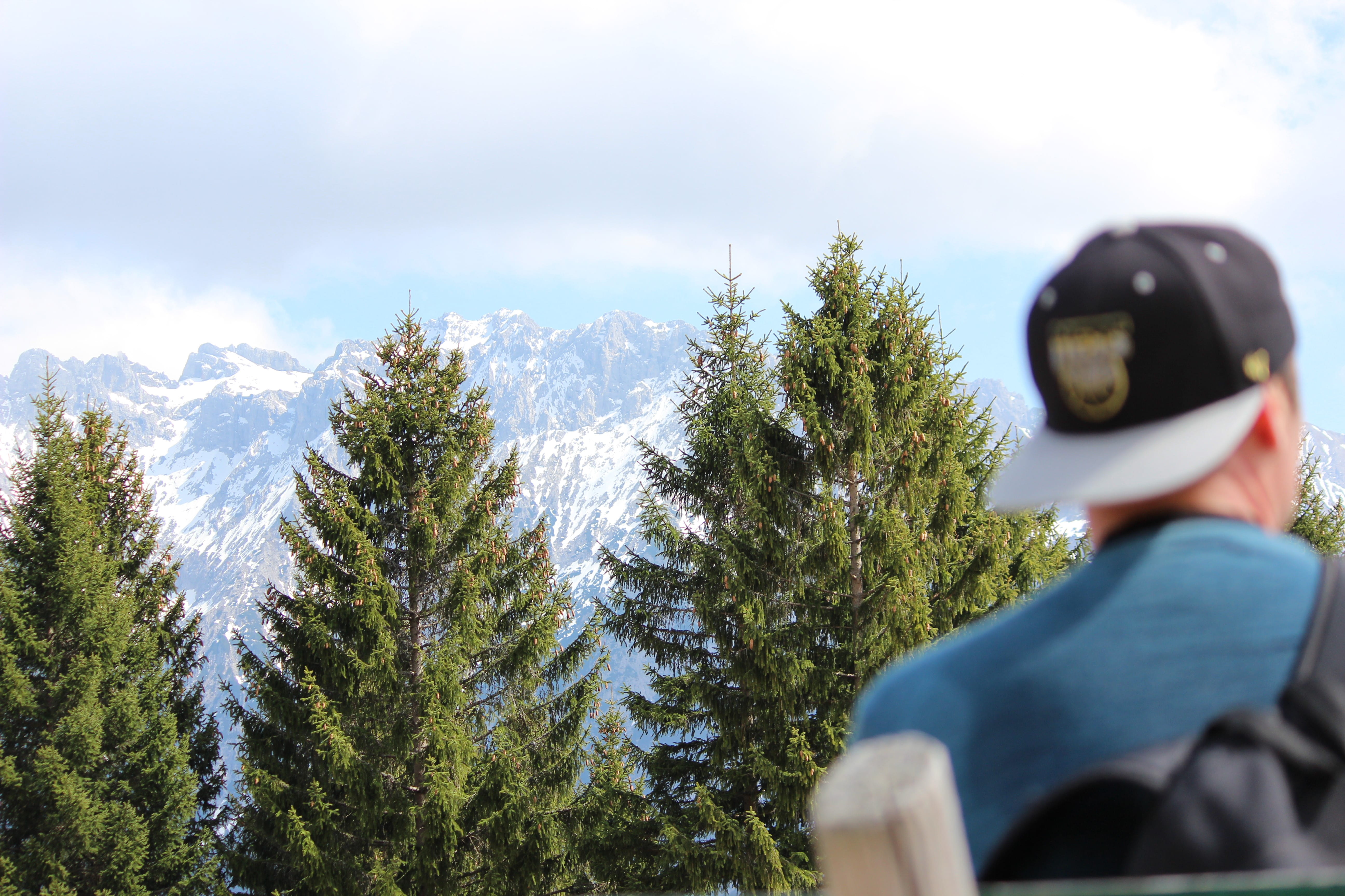 ferchensee, leisure activity, scenics - nature, outdoor, trees, alpen, one person, mountains, montain, helmet, mountain, beauty in nature, mountainview, HD Wallpaper