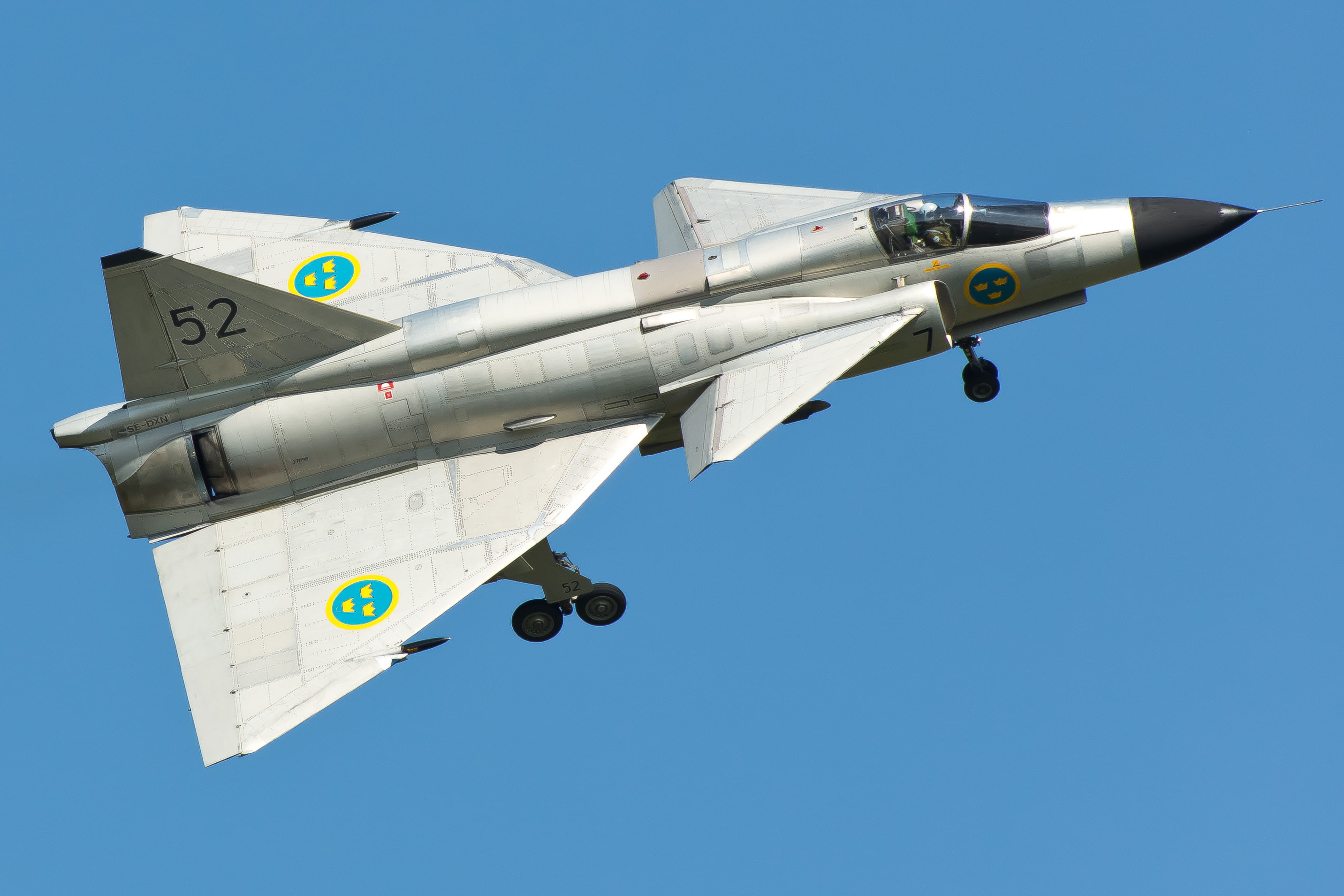 generation, multipurpose, fighter, 2K, third, Viggen, Can 37, Swedish, HD Wallpaper