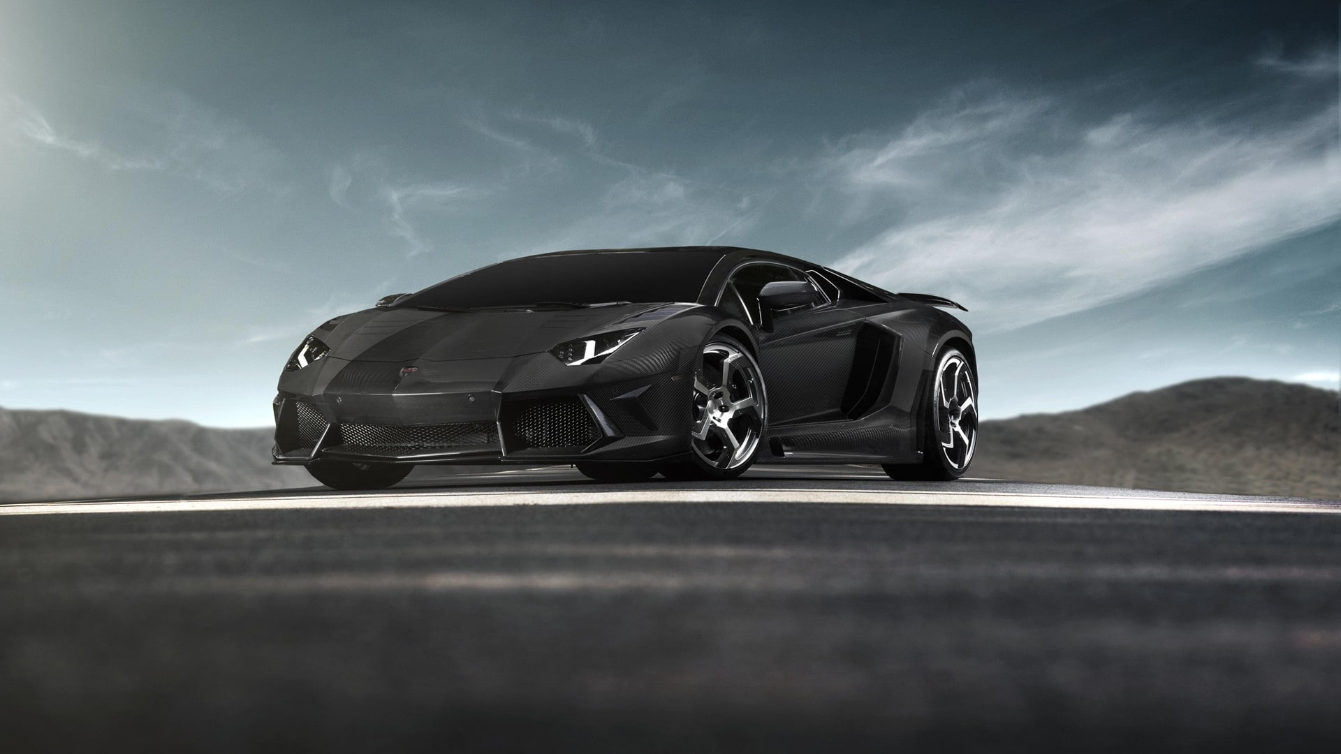 art, carbon, motors, hd, retina, Black, aventador, diamond, 1080P, vehicles, cars, display, lamborghini, HD Wallpaper
