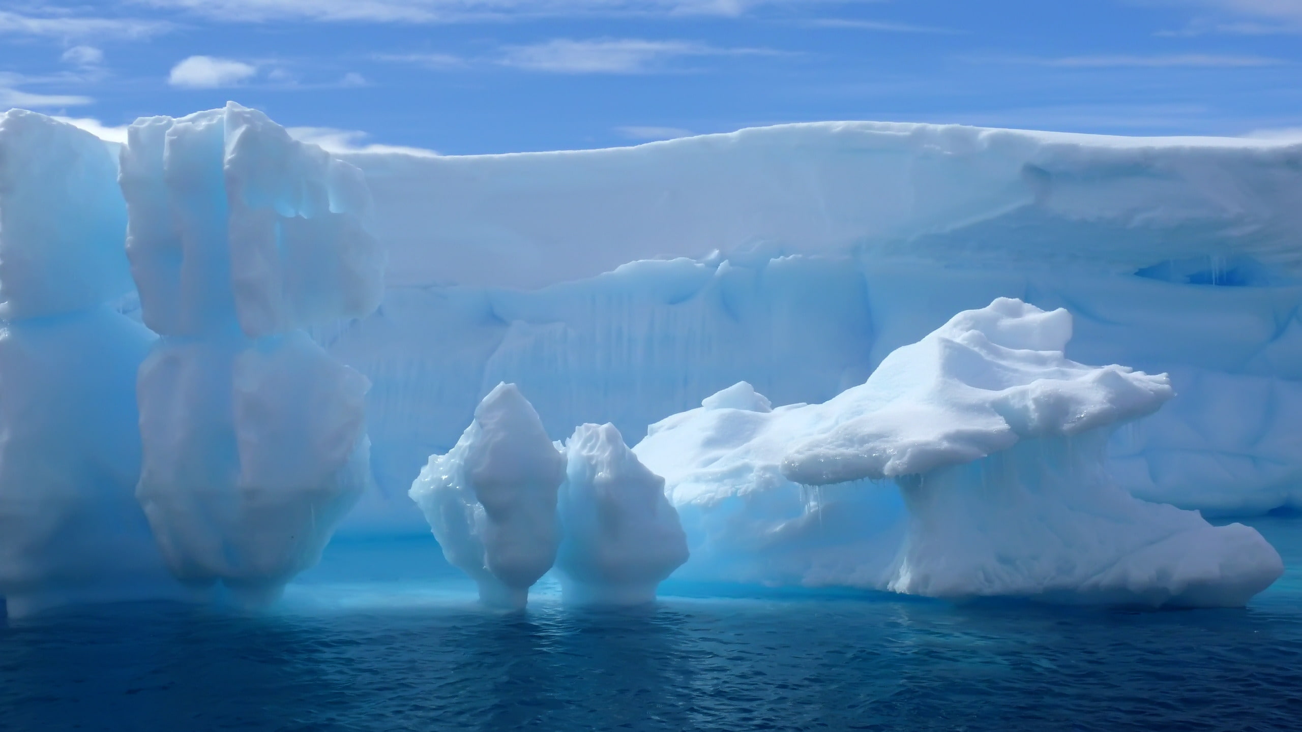 water, glacial, 2K, ice, snow, HD Wallpaper