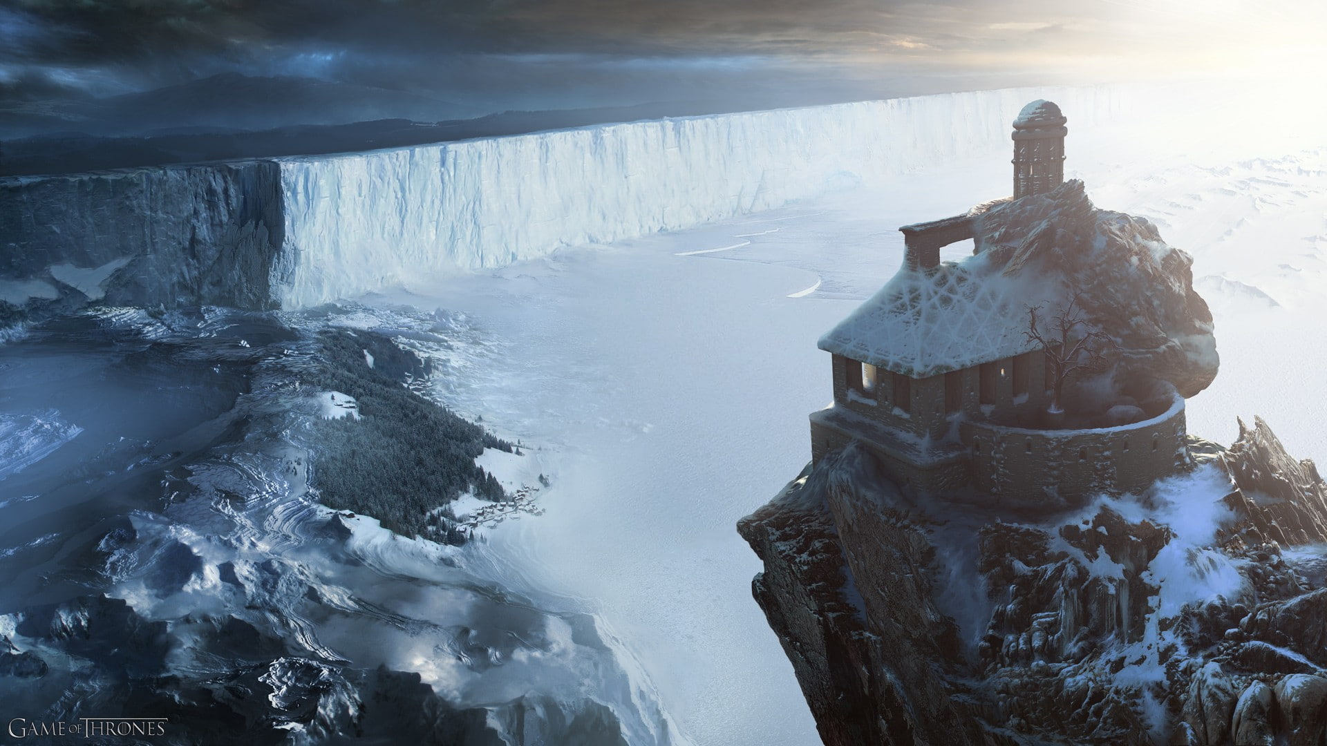 game, digital, north, wall, art, fantasy, thrones, ice, artwork, 1080P, HD Wallpaper