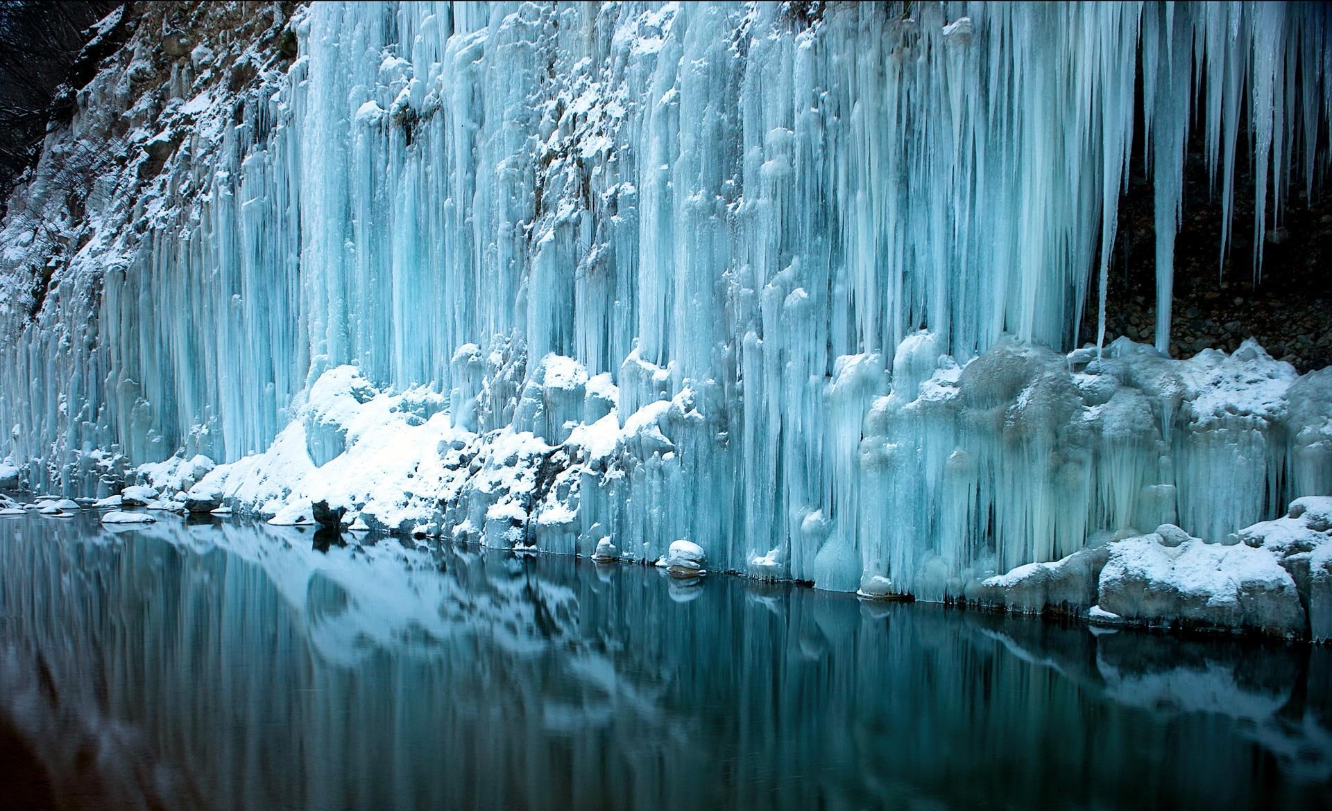 winter, ice, nature and landscapes, 1080P, nature, wall, HD Wallpaper