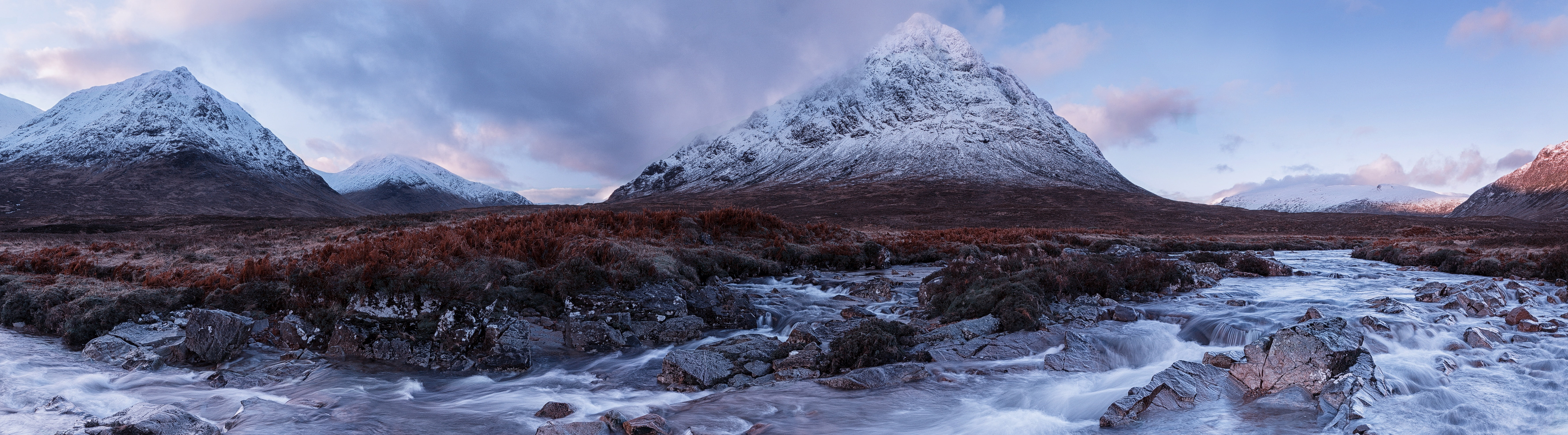 land, West, River, Europe, Buachaille Etive Mor, buachailleetivemor, Picturesque, Peak, mountain range, mor, mountain peak, mountain, panoramic, beauty in nature, HD Wallpaper