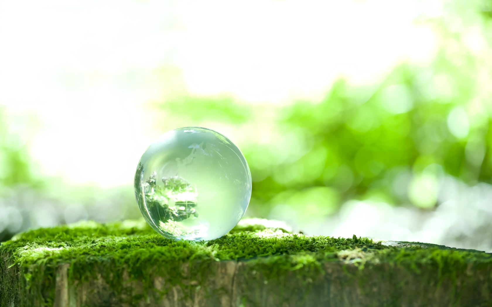 bubble, drop, ideas, environment, backgrounds, sphere, reflection, environmental issues, background, green Color, land, globe - Man Made Object, HD Wallpaper