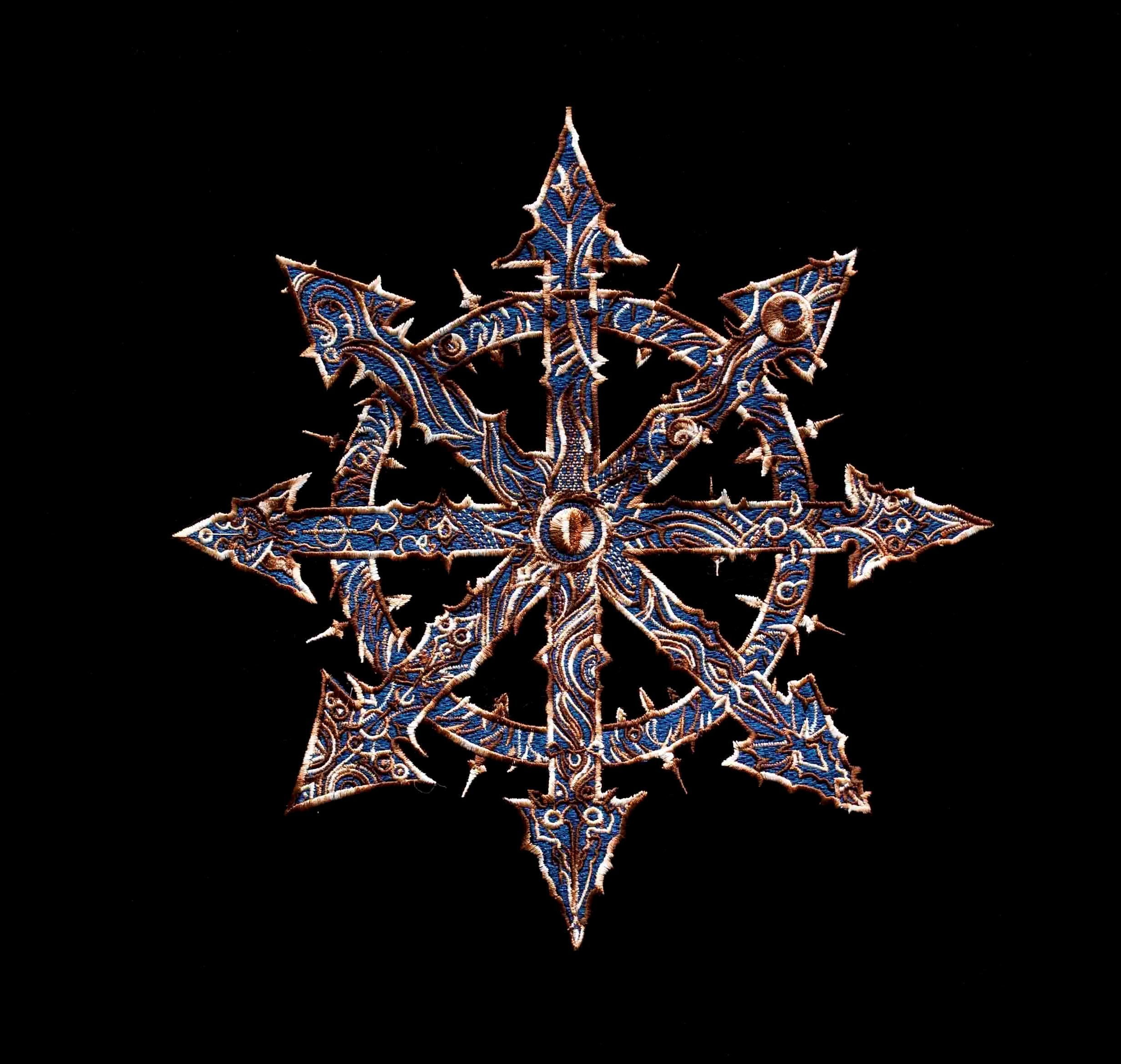 1080P, indoors, studio shot, christmas ornament, snowing, no people, Chaos, christmas, winter, symbol, black Color, night, isolated, ice crystal, shape, HD Wallpaper