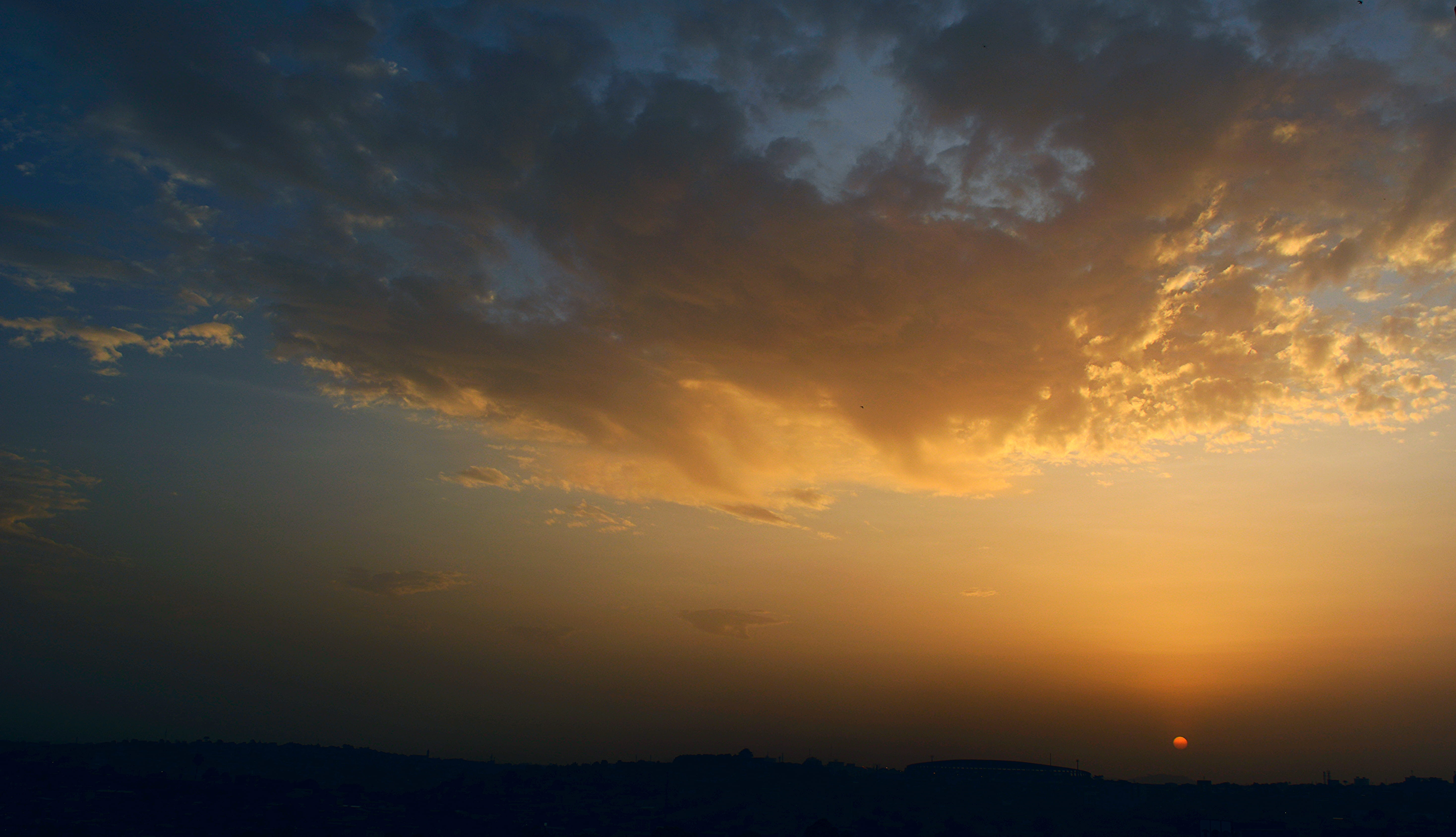 cityscape, cameroon, tranquil scene, outdoors, environment, sky, no people, landscape, clouds, cloud - sky, scenics - nature, sunrise, non-urban scene, HD Wallpaper