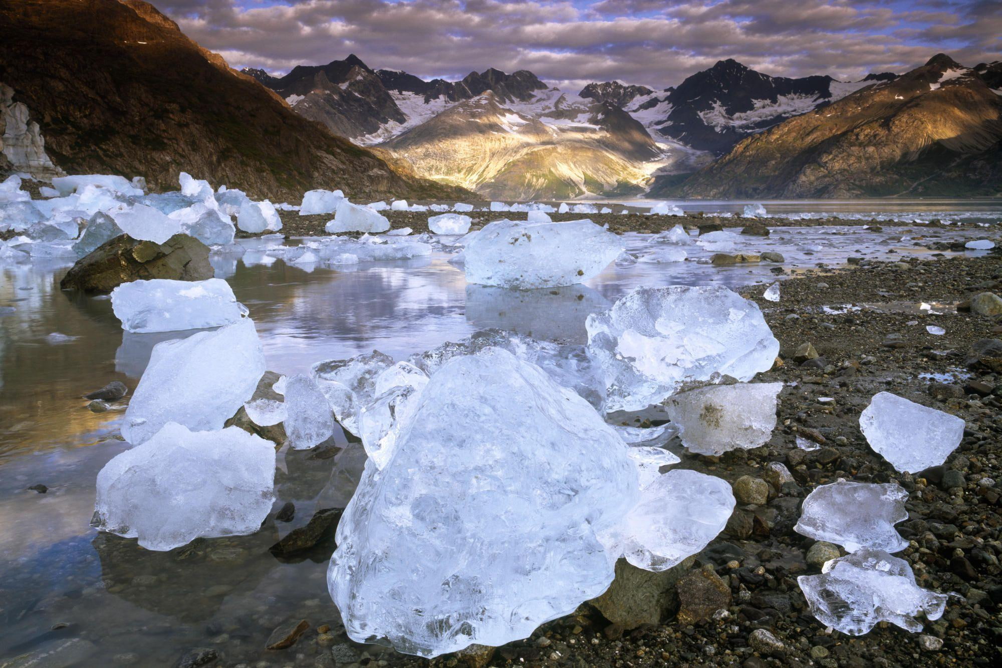 1080P, nature, mountain, park, bay, ocean, juneau, glacier, nature and landscapes, HD Wallpaper