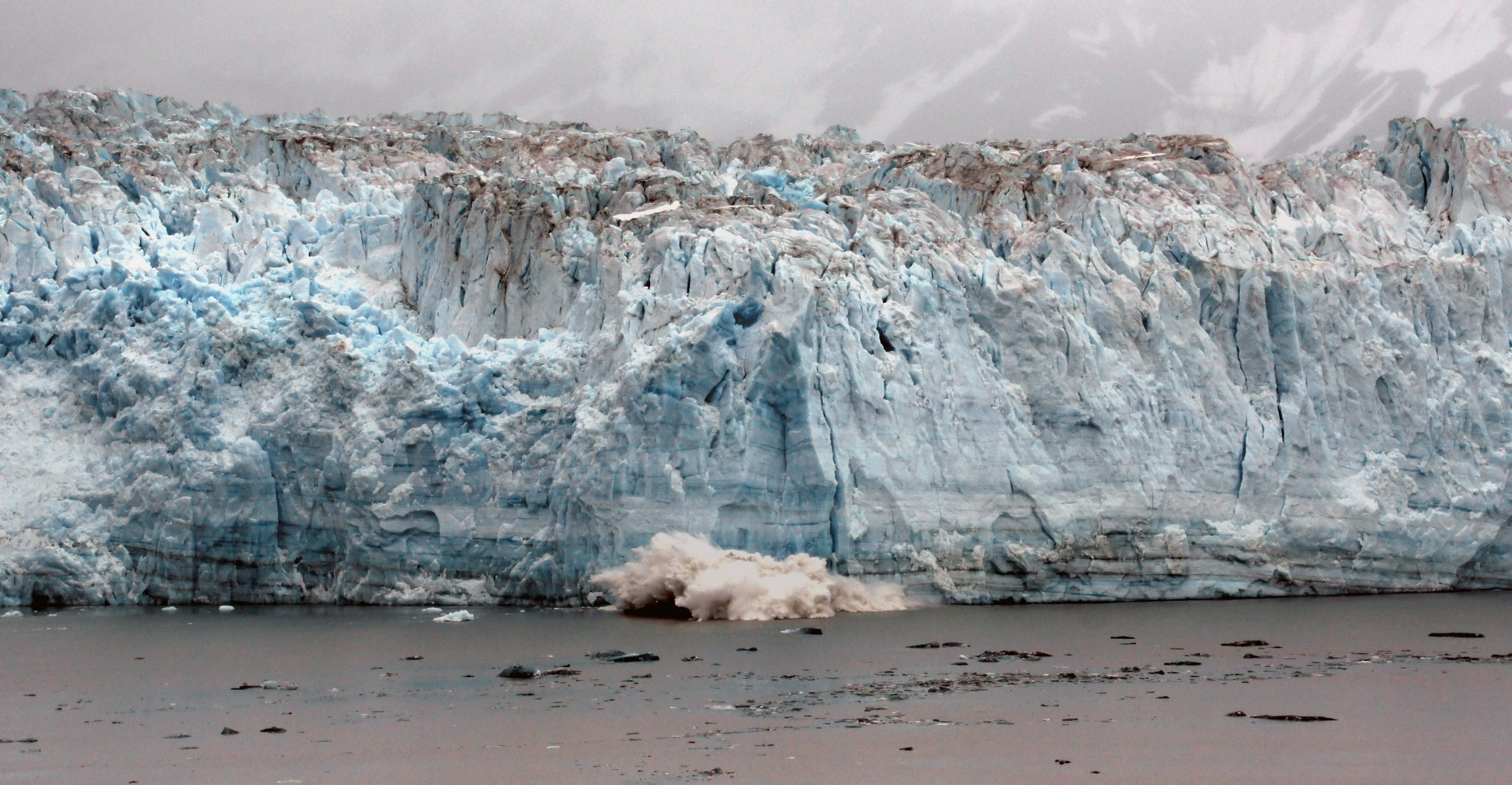 sky, environment, climate change, cold, alaska, outdoors, nature, iceberg - ice formation, glacier, bay, lagoon, cold temperature, ocean, pollution, panorama, HD Wallpaper