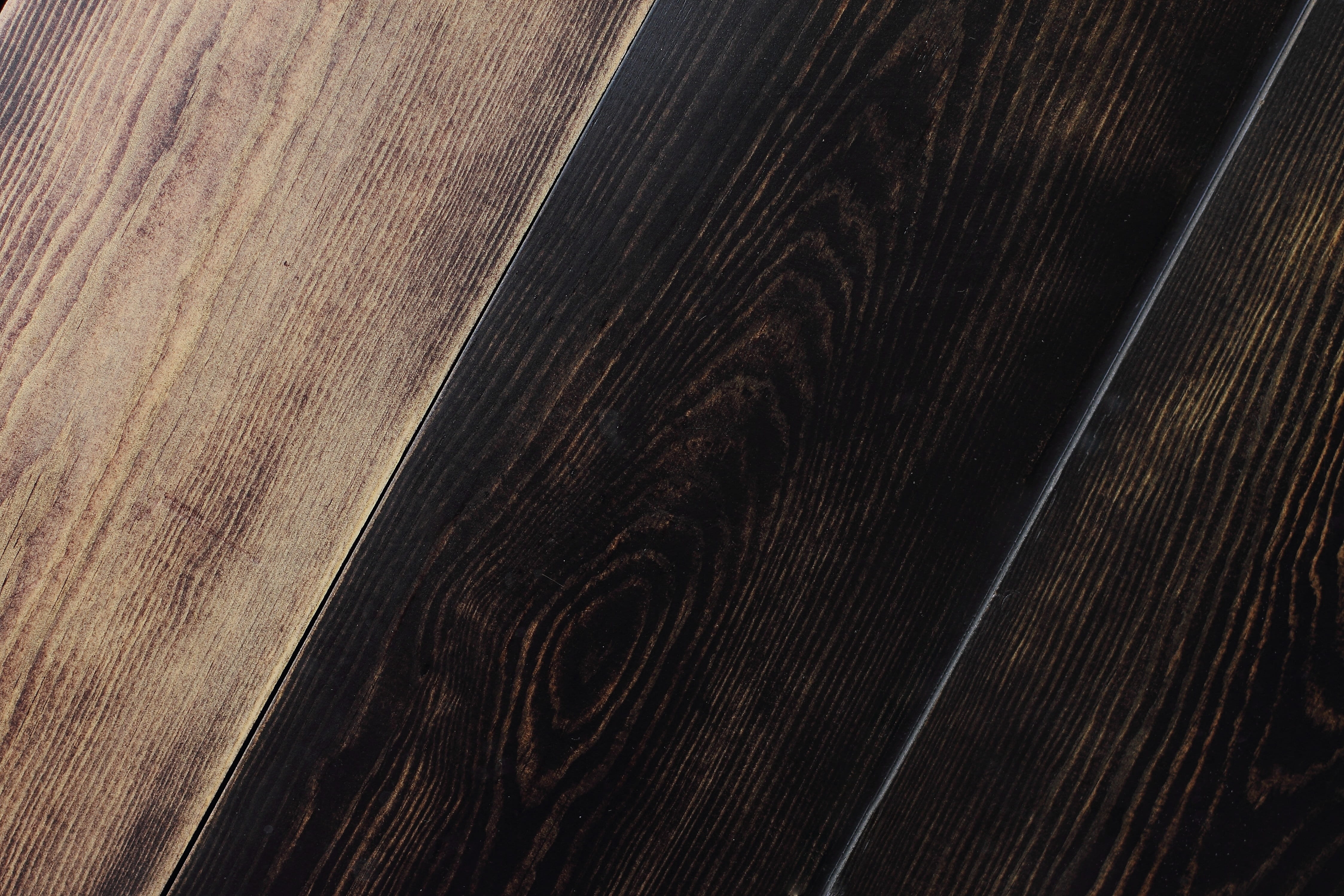 striped, backgrounds, black, wooden, abstract, surface, texture, pine, background, pattern, indoors, table, board, design, leather, full frame, natural, HD Wallpaper