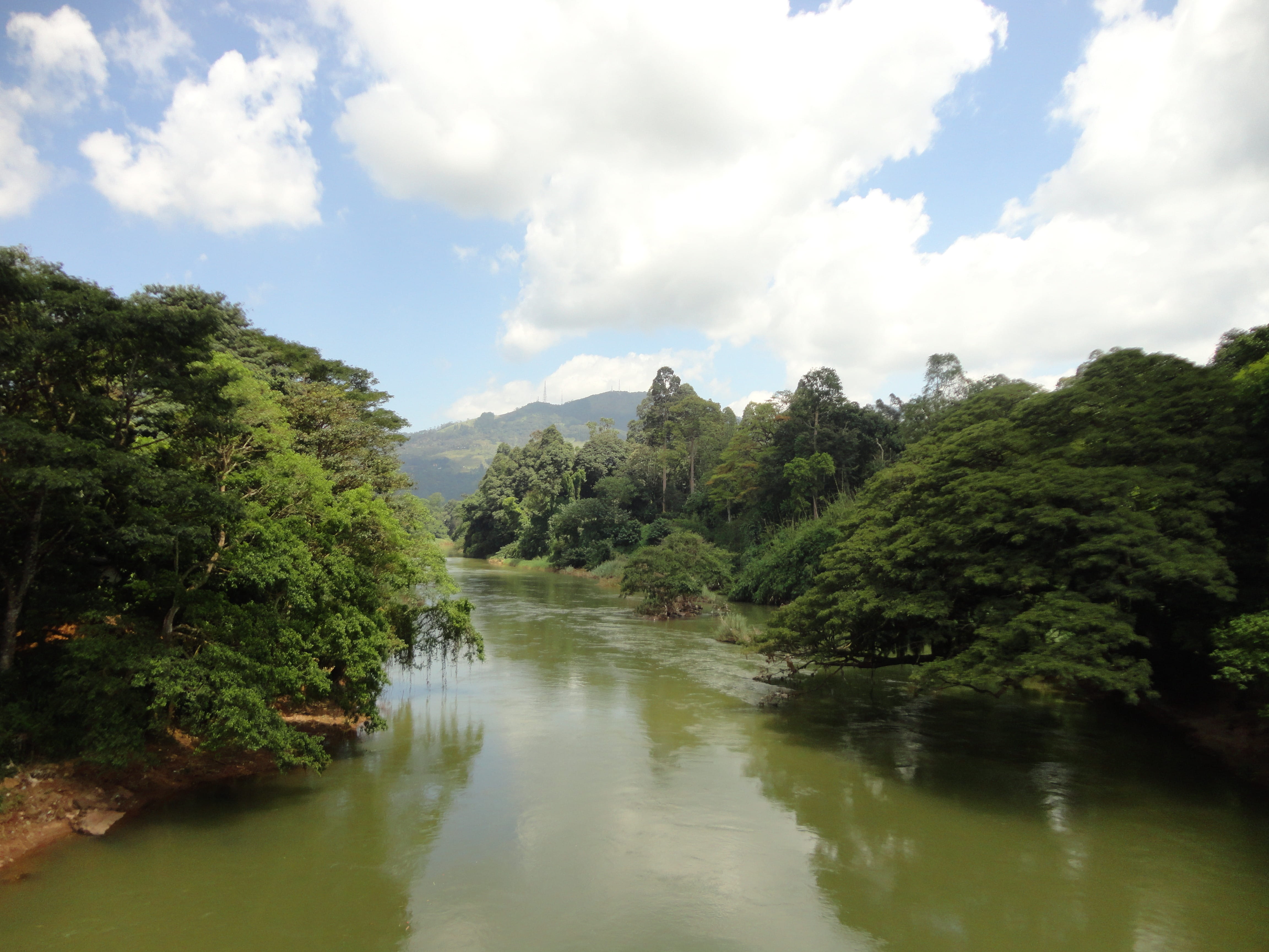 sri lanka, non-urban scene, scenics - nature, 4K, sky, tranquil scene, green color, waterfront, River, no people, beauty in nature, growth, cloud - sky, HD Wallpaper
