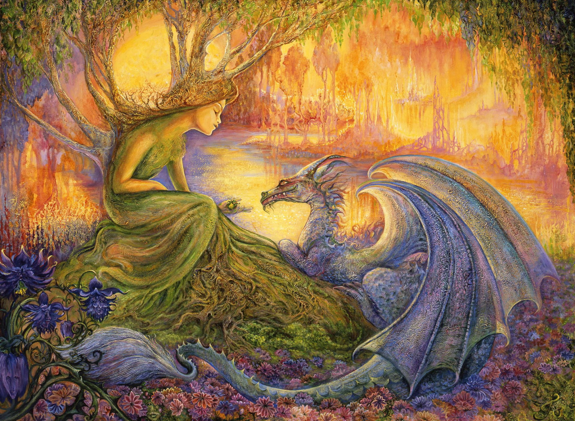 Wings, Fairy, 1080P, Dragon, Fantasy, Sylvan, Colors, HD Wallpaper