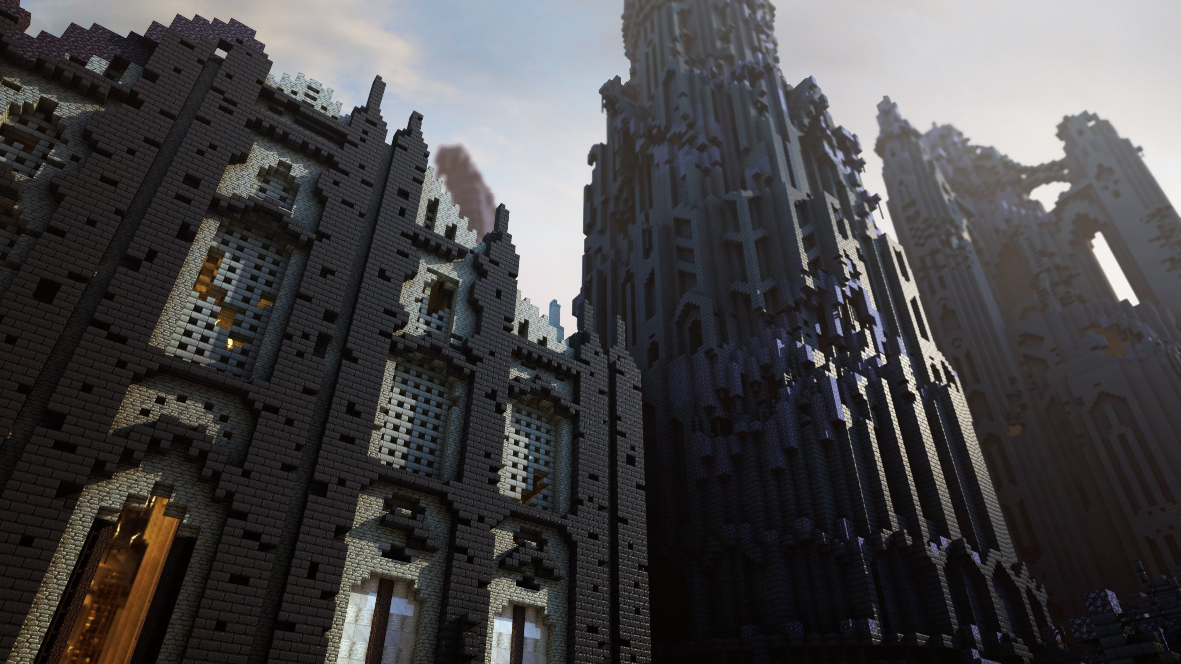 game, PC, fairy tale, Minecraft, castle, 4K, arcade, Best Games 2015, HD Wallpaper