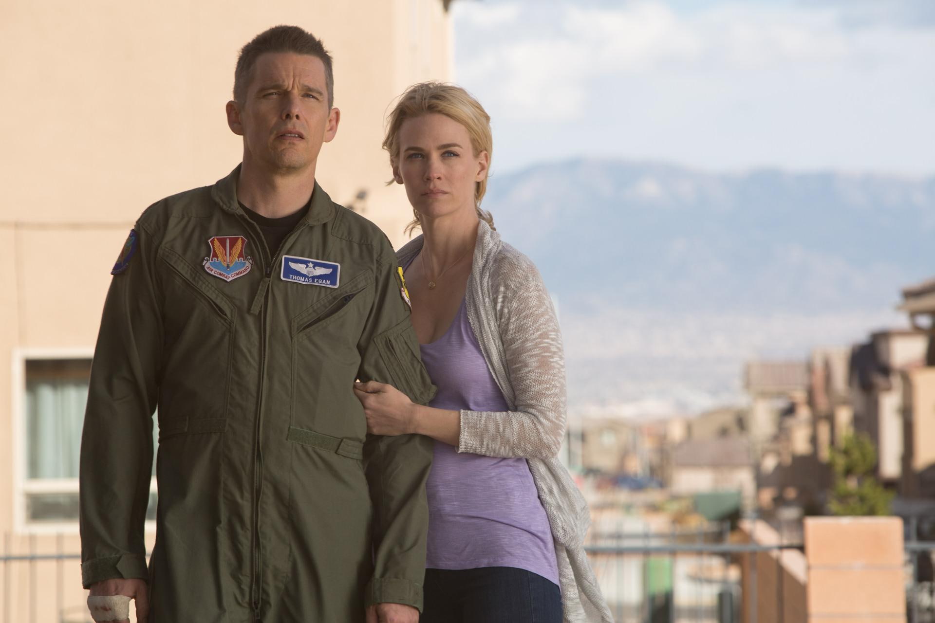 hawke, ethan hawke, men, brown, purple, kill, jacket, 1920x1280, shirt, cardigan, january jones, jones, good kill, s, black, gray, january, hd, pants, zip, HD Wallpaper