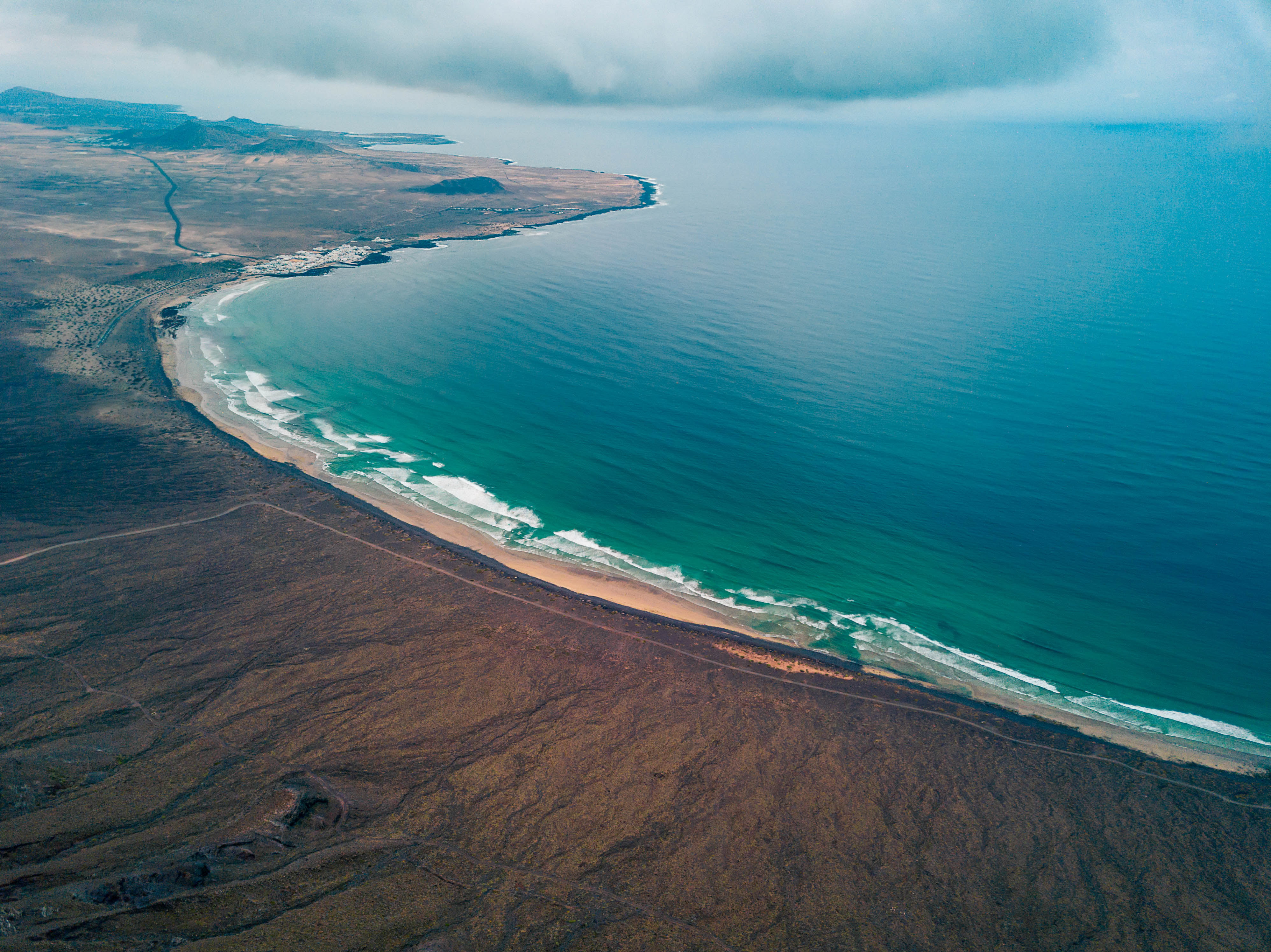 blue, scenics, island, seascape, europe, aerial View, cloud - sky, spain, travel, tranquil scene, coast, body, land, high Angle View, scenics - nature, HD Wallpaper