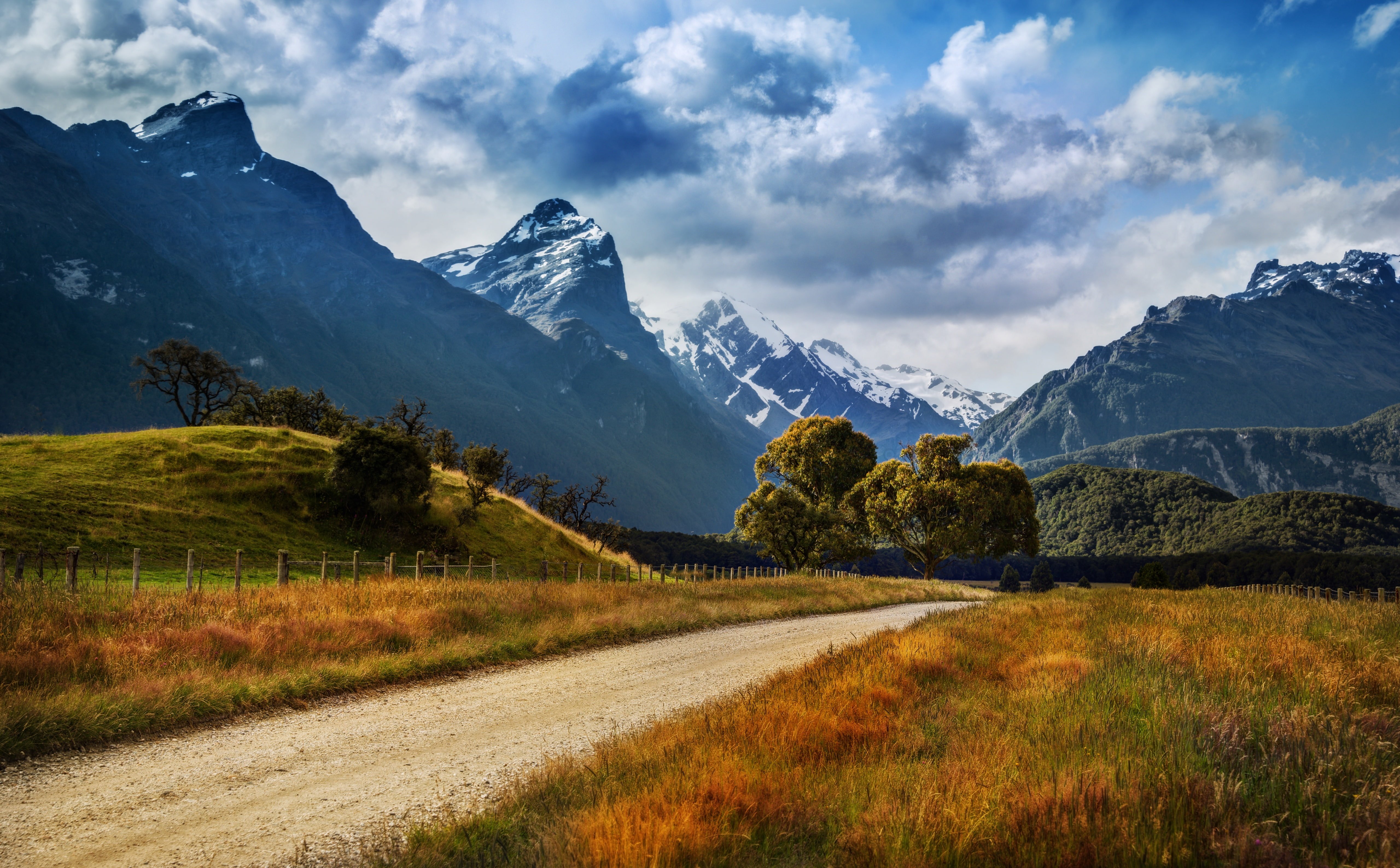 Beautiful, winter, no people, mountain, Mountains, beauty in nature, tranquil scene, Travel, Gorgeous, nature, dirt, paradise, cloud - sky, Glenorchy, New Zealand, HD Wallpaper