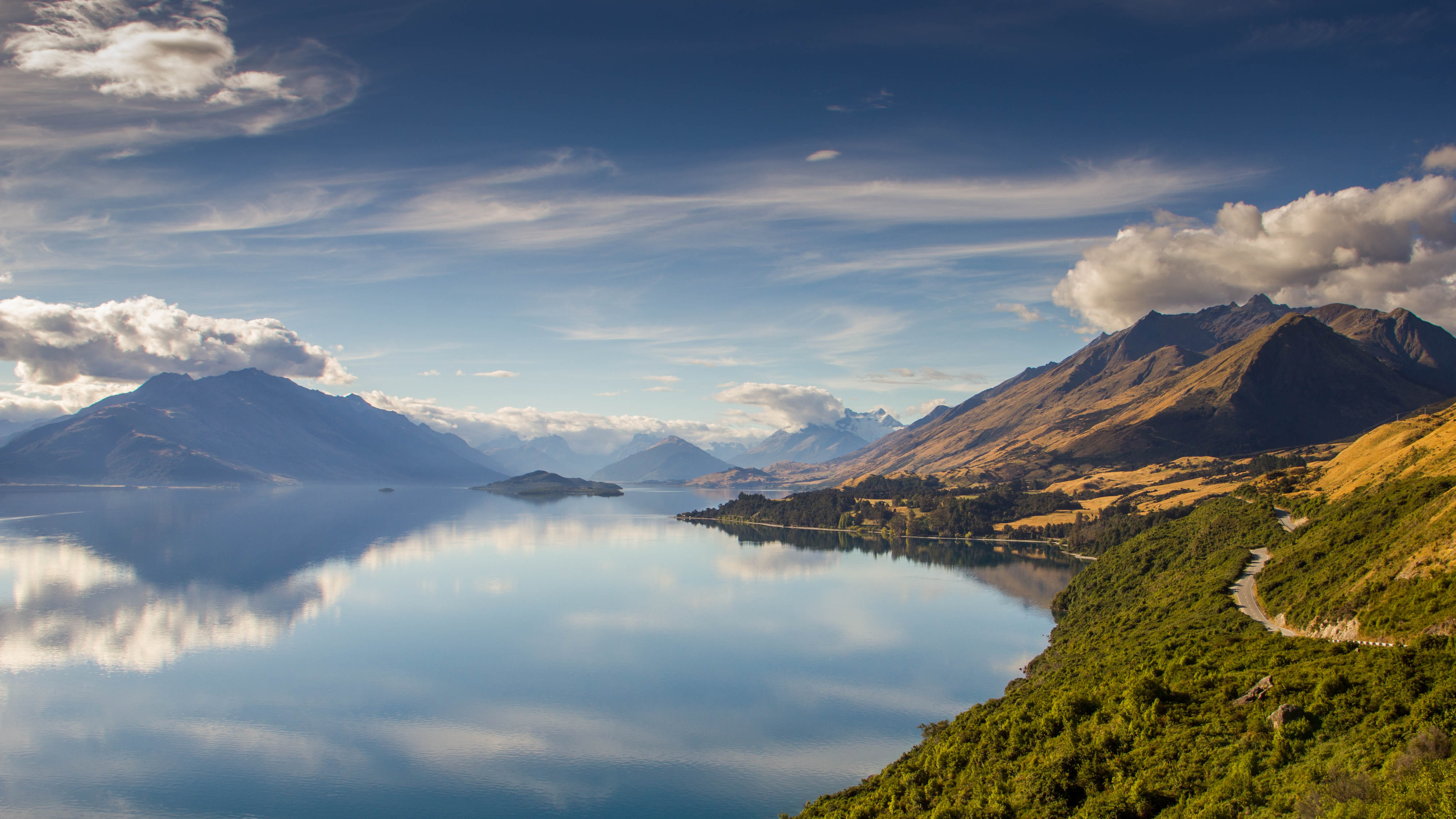 tranquility, mountain range, peak, idyllic, ice, snowcapped mountain, nature, weather, scenics - nature, paradise, scenery, mountain, outdoors, hills, road, HD Wallpaper