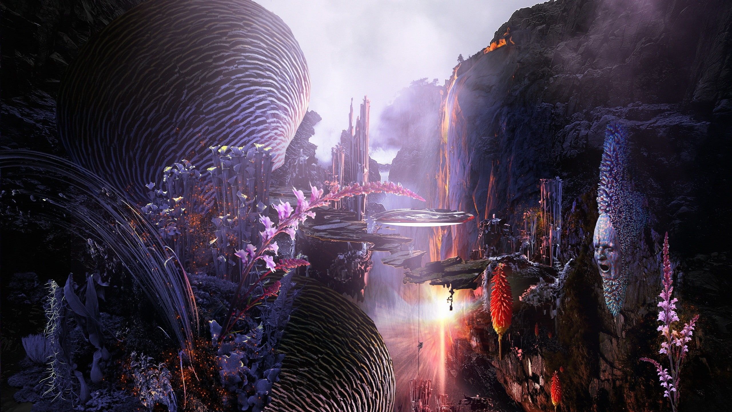 2K, surreal, artwork, fantasy, plants, manhwa, HD Wallpaper