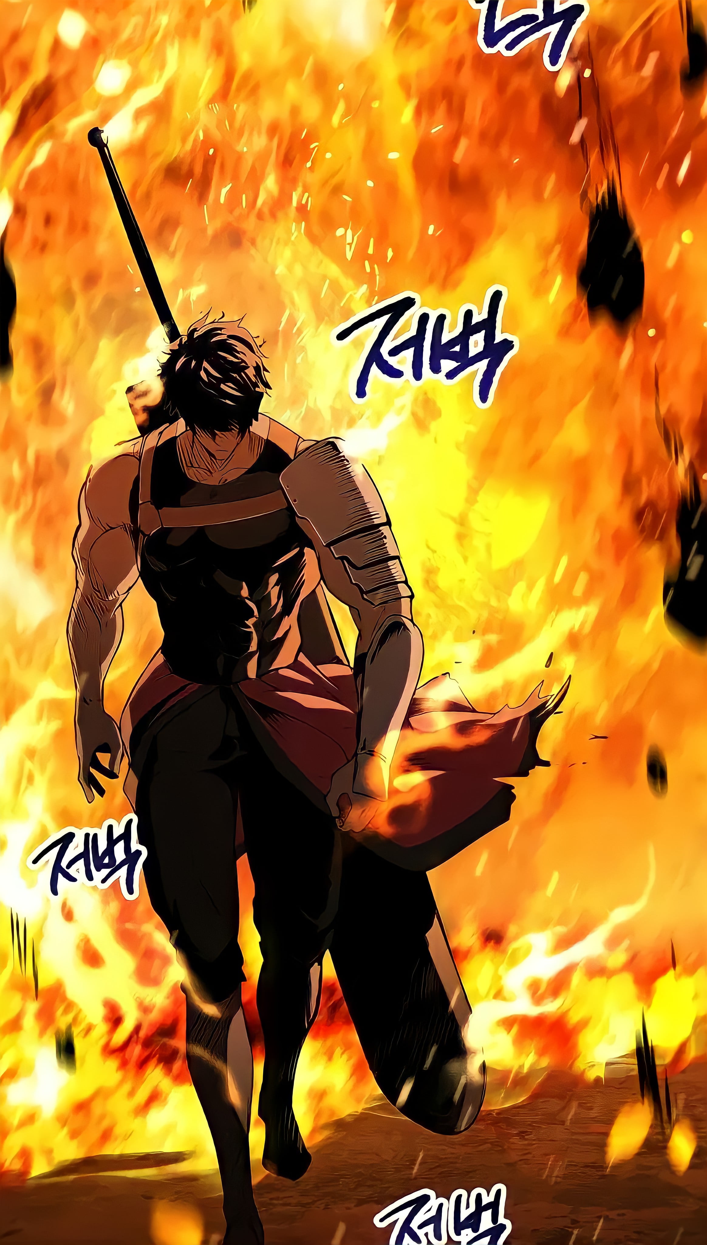 4K, Sword king, manhwa, Phone HD Wallpaper