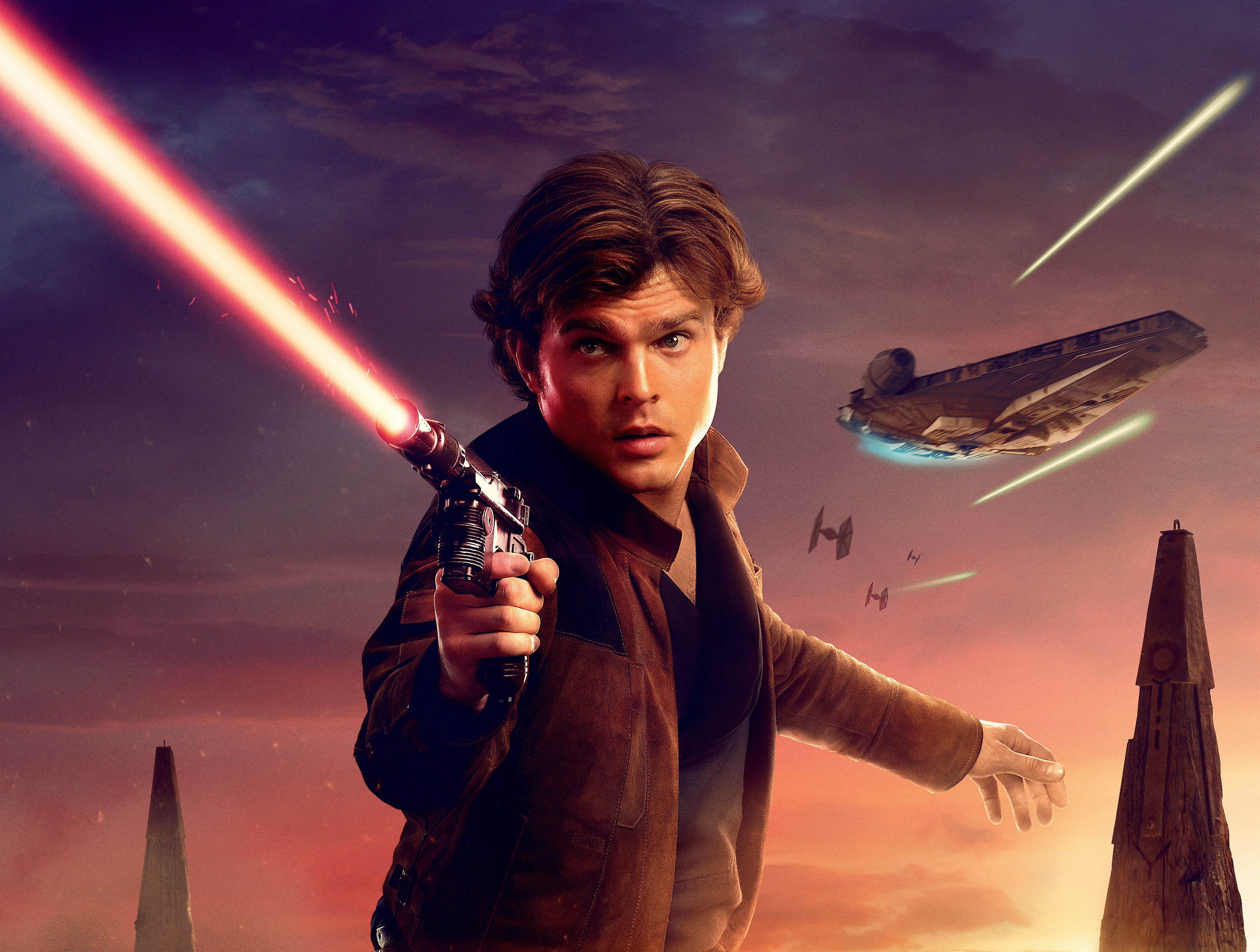 Solo: A Star Wars Story, Han Solo, Alden Ehrenreich, 4K, 4K, HD Wallpaper