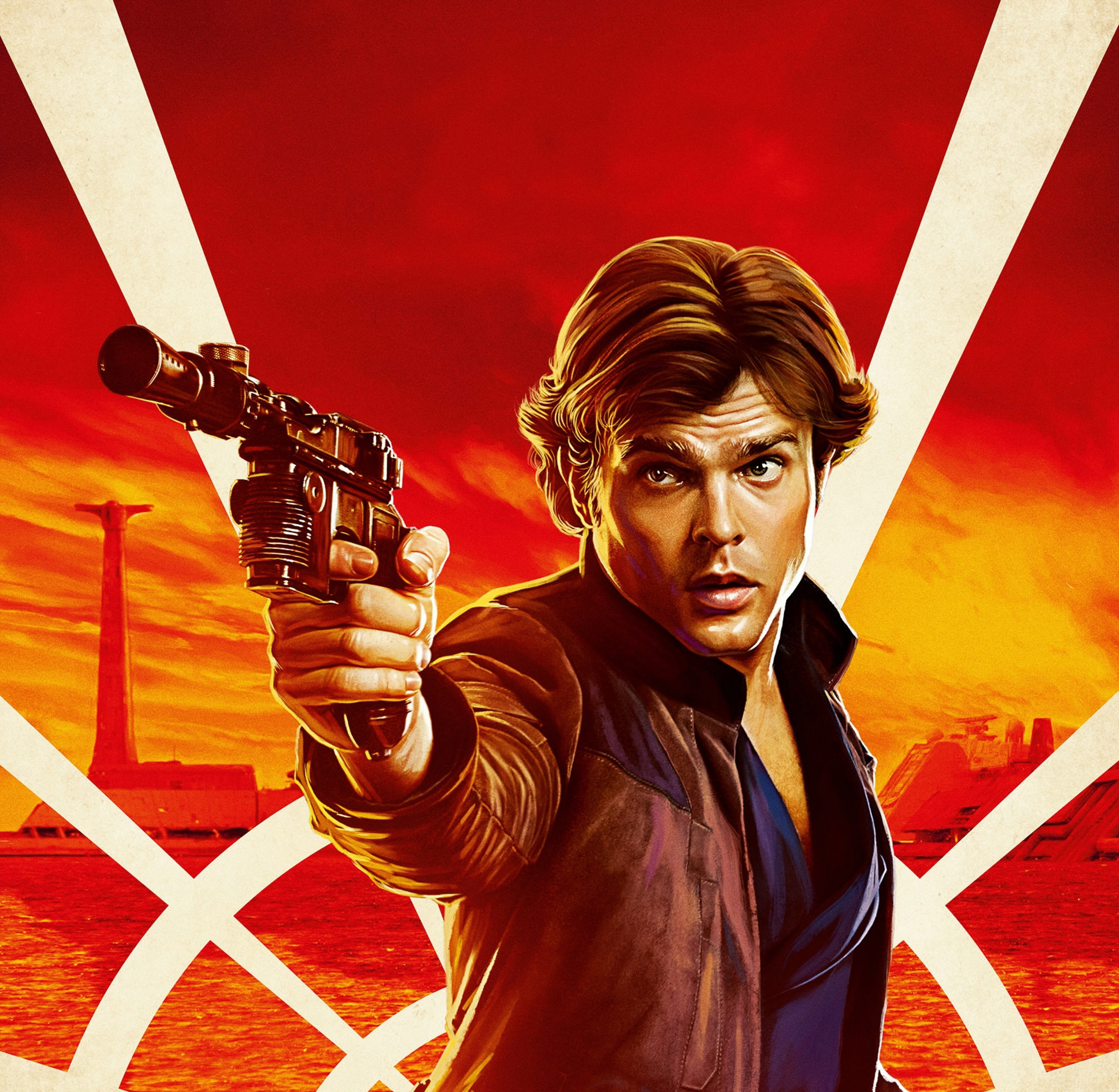 Solo: A Star Wars Story, 2K, Alden Ehrenreich, 2018, Han Solo, HD Wallpaper