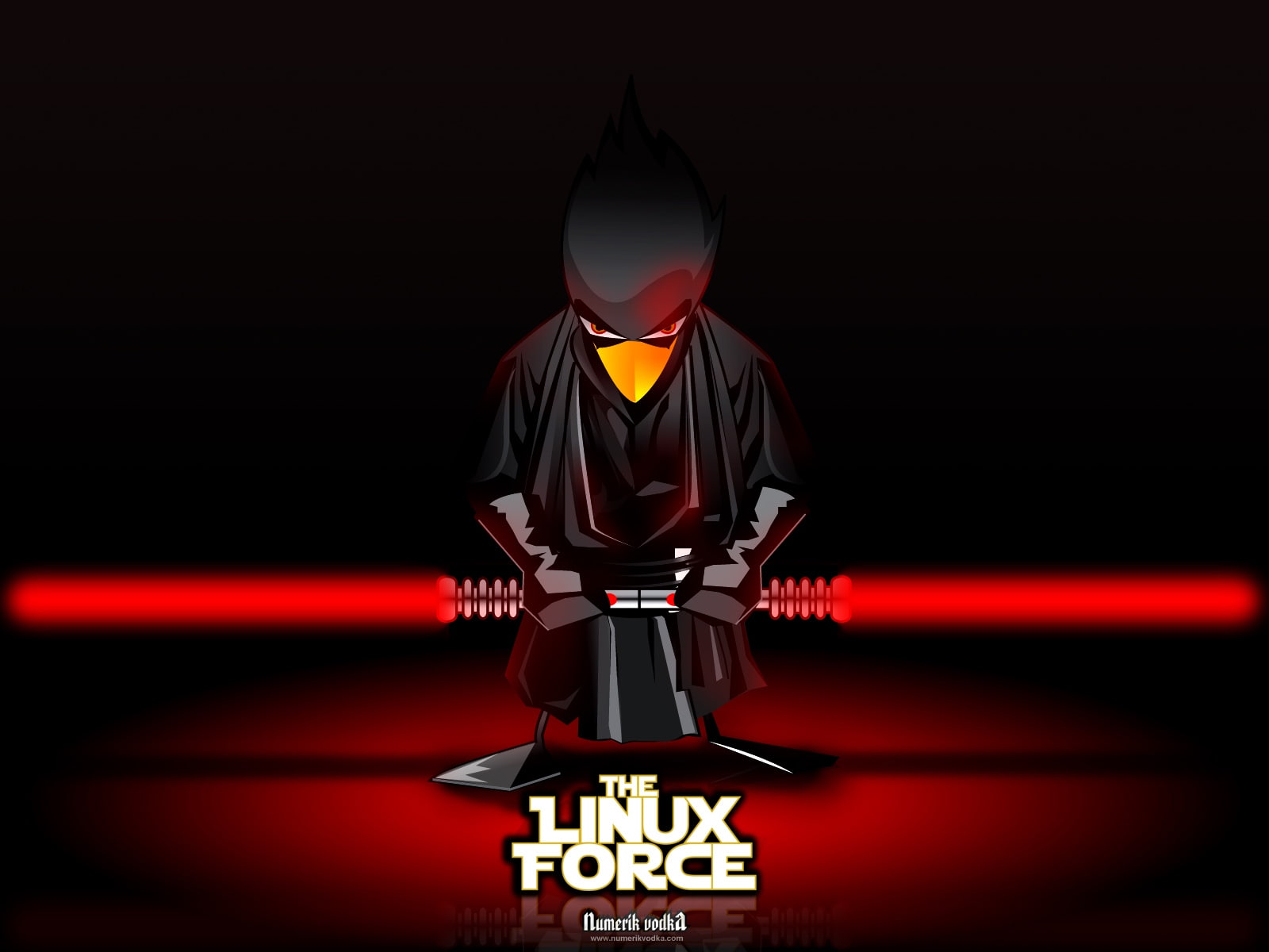 Star Wars, Linux, Dark Background, computer, 720P, HD Wallpaper