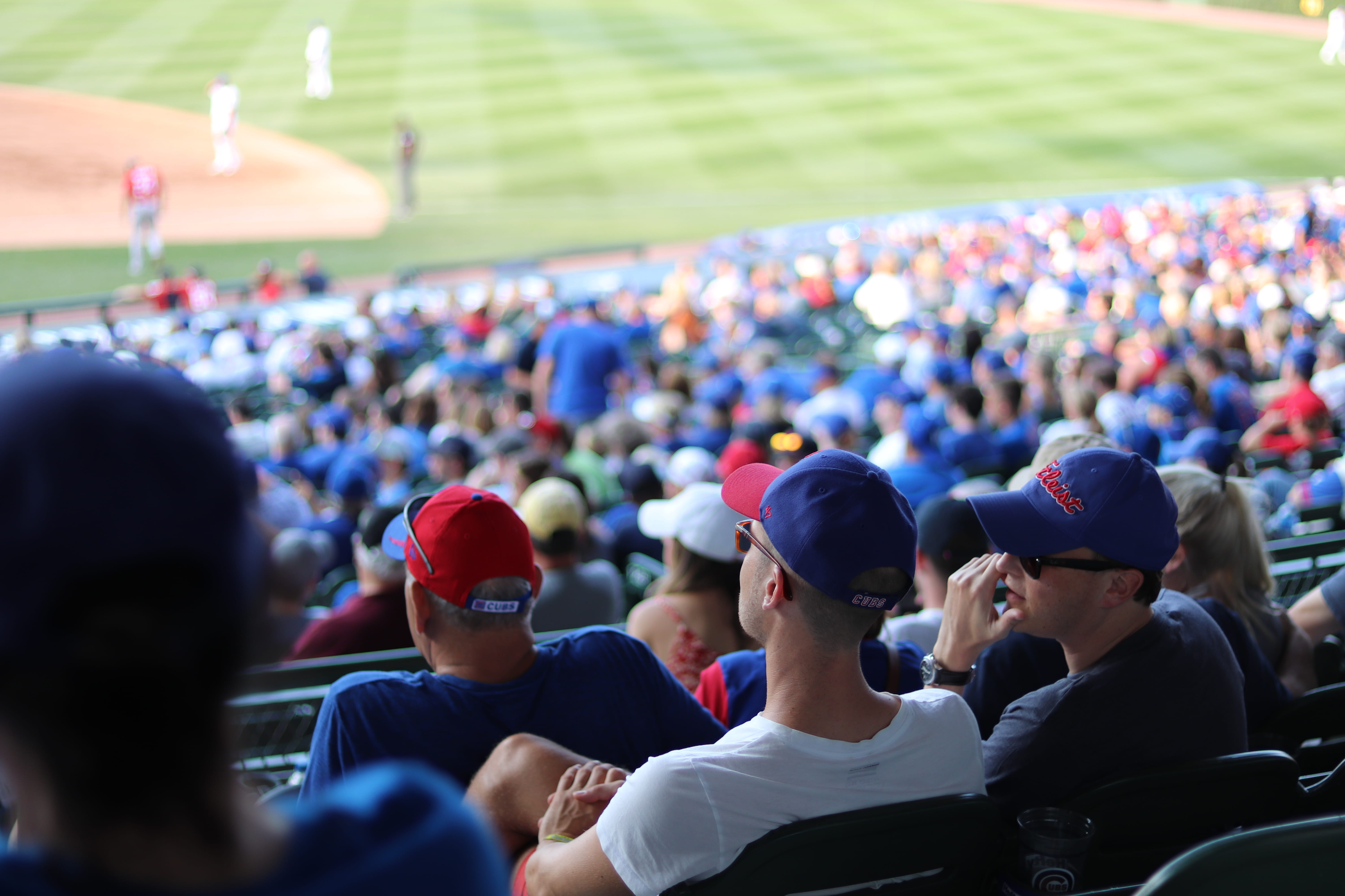 chicago cub, player, sat, 5K, event, baseball, crowd, game, sports Race, group Of People, fashion, person, wrigley, sitting, watching, people, sports, HD Wallpaper