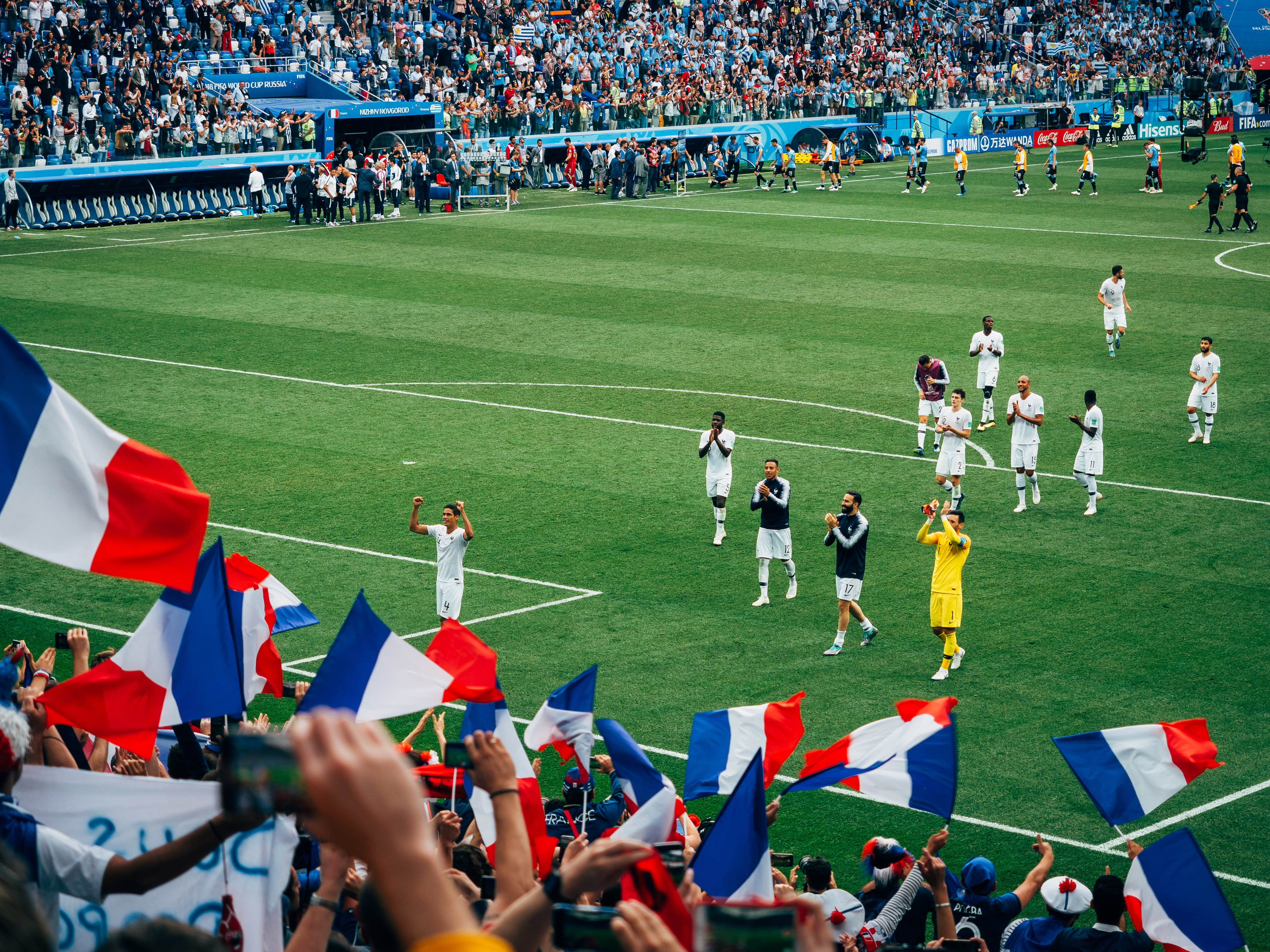 crowd, player, world cup, article, group of people, world, team, large group of people, men, winning, 2018, flag, real people, photography, players, team sport, HD Wallpaper