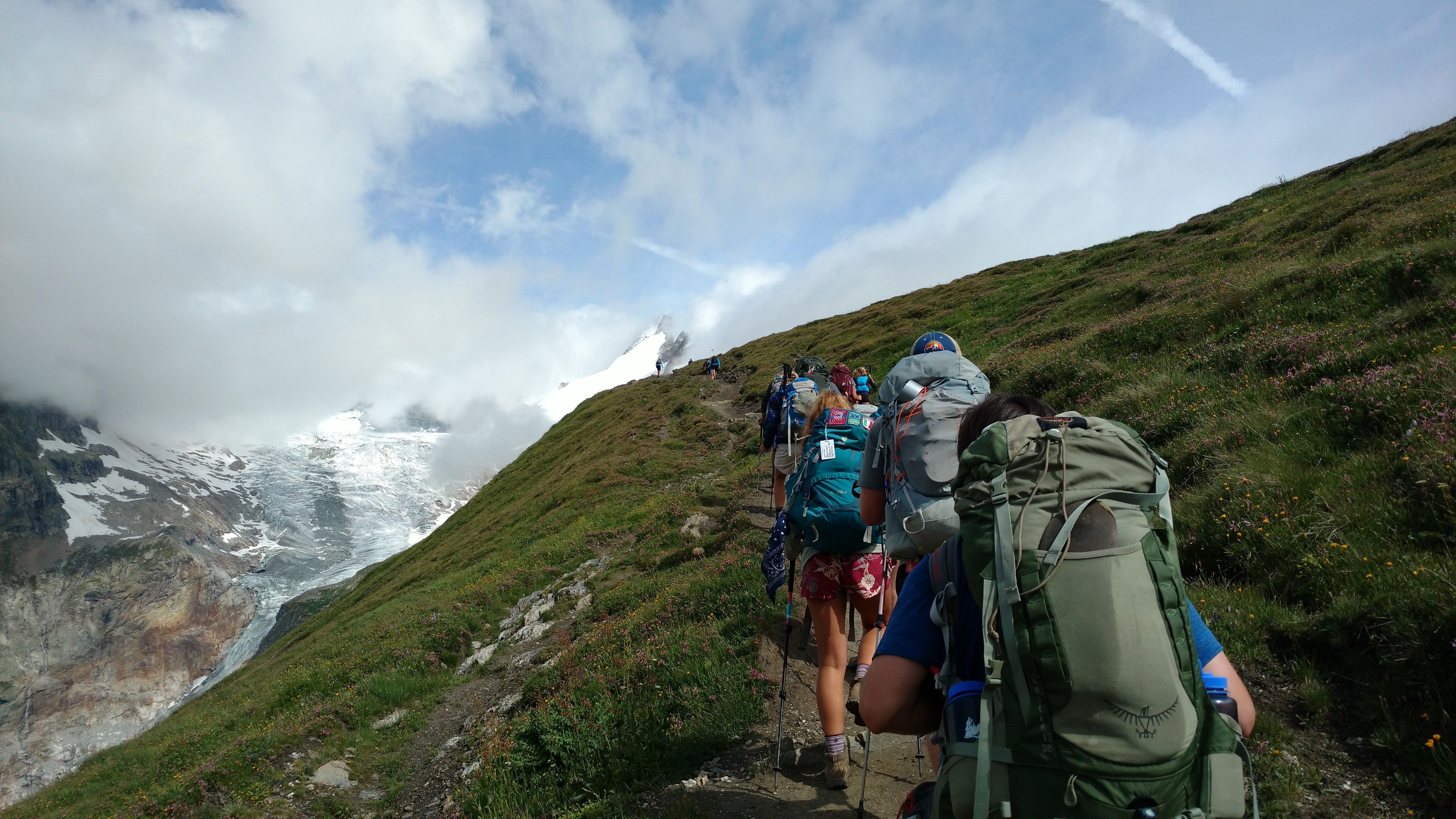 adult, lifestyles, trip, scenics - nature, climbing, trekking, hiking, women, nature, people, outdoors, recreational pursuit, mountain range, 5K, beauty in nature, HD Wallpaper