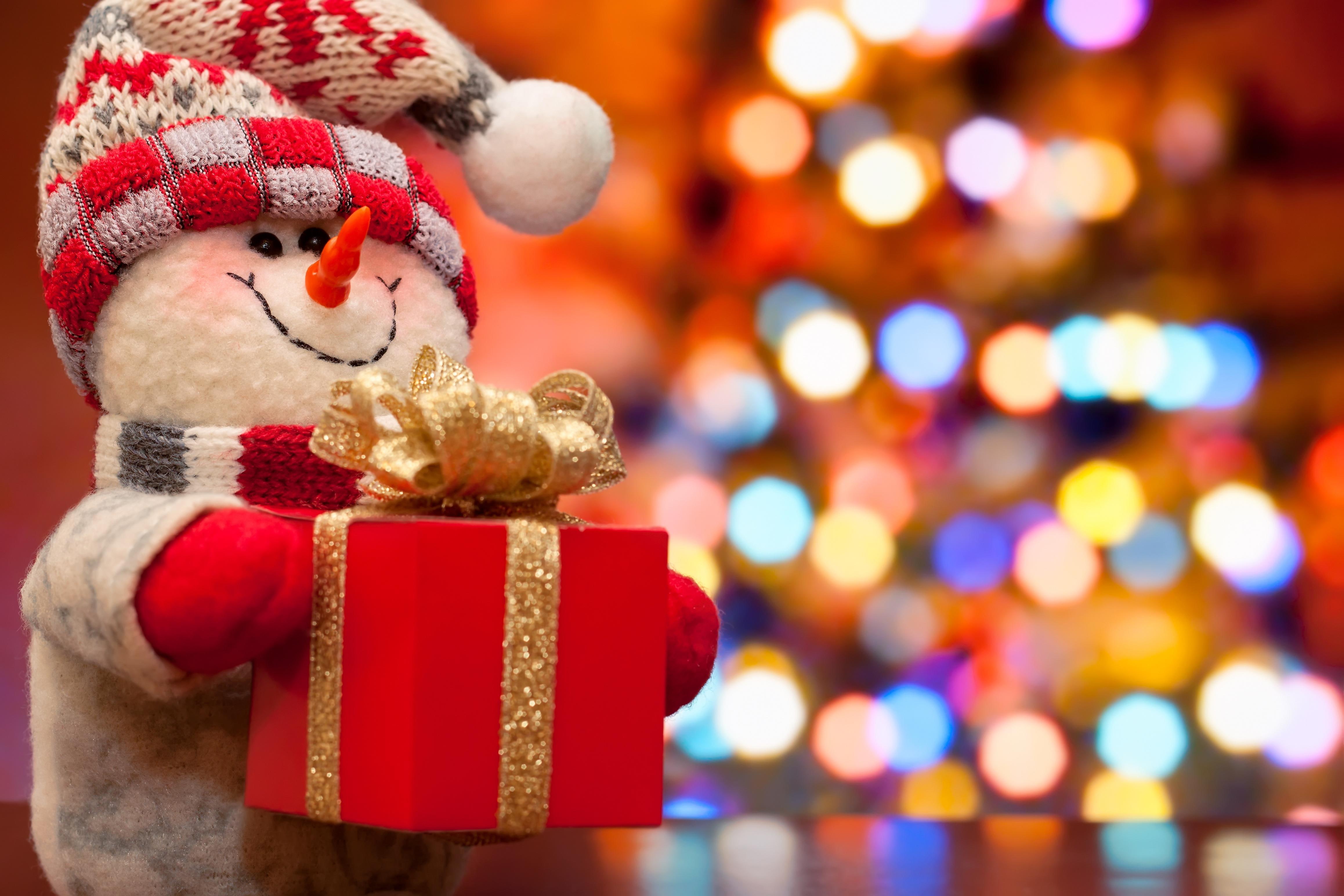 miscellaneous, 4K, gifts, toys, christmas, holidays, snowflakes, HD Wallpaper
