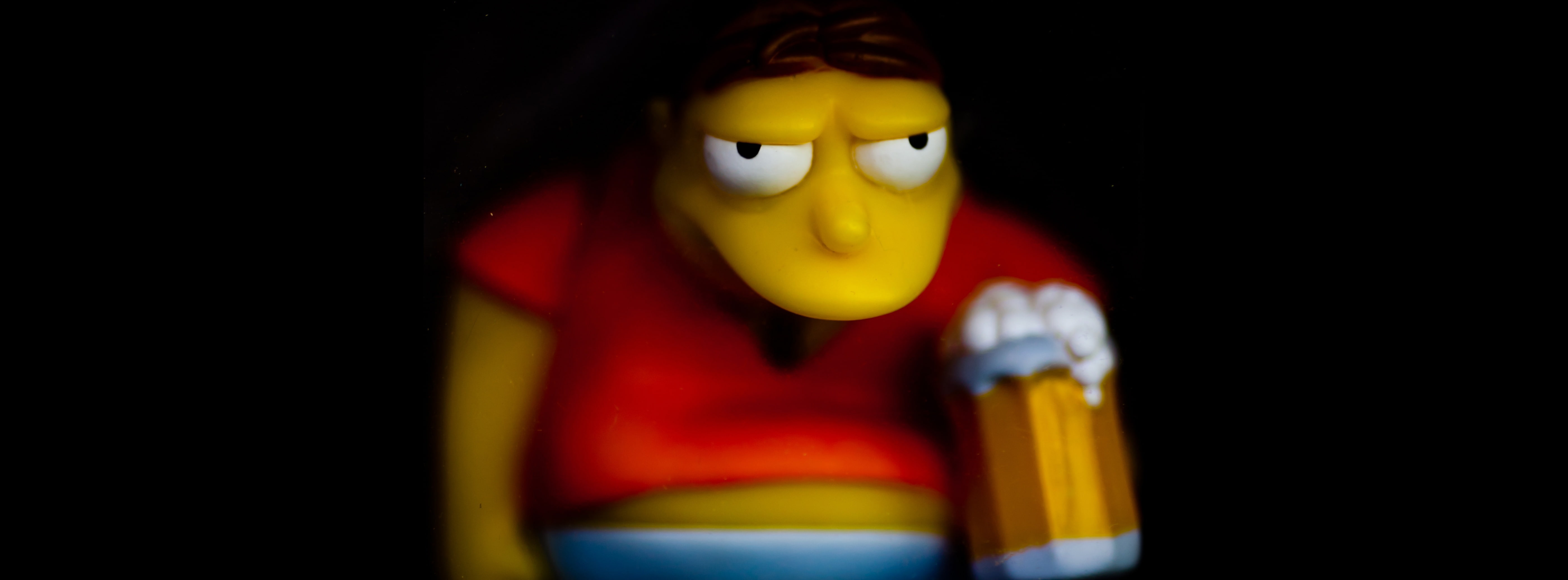 yellow, focus on foreground, art and craft, illustration, craft, California, Funny, black background, creativity, wanna, character, representation, red, HD Wallpaper